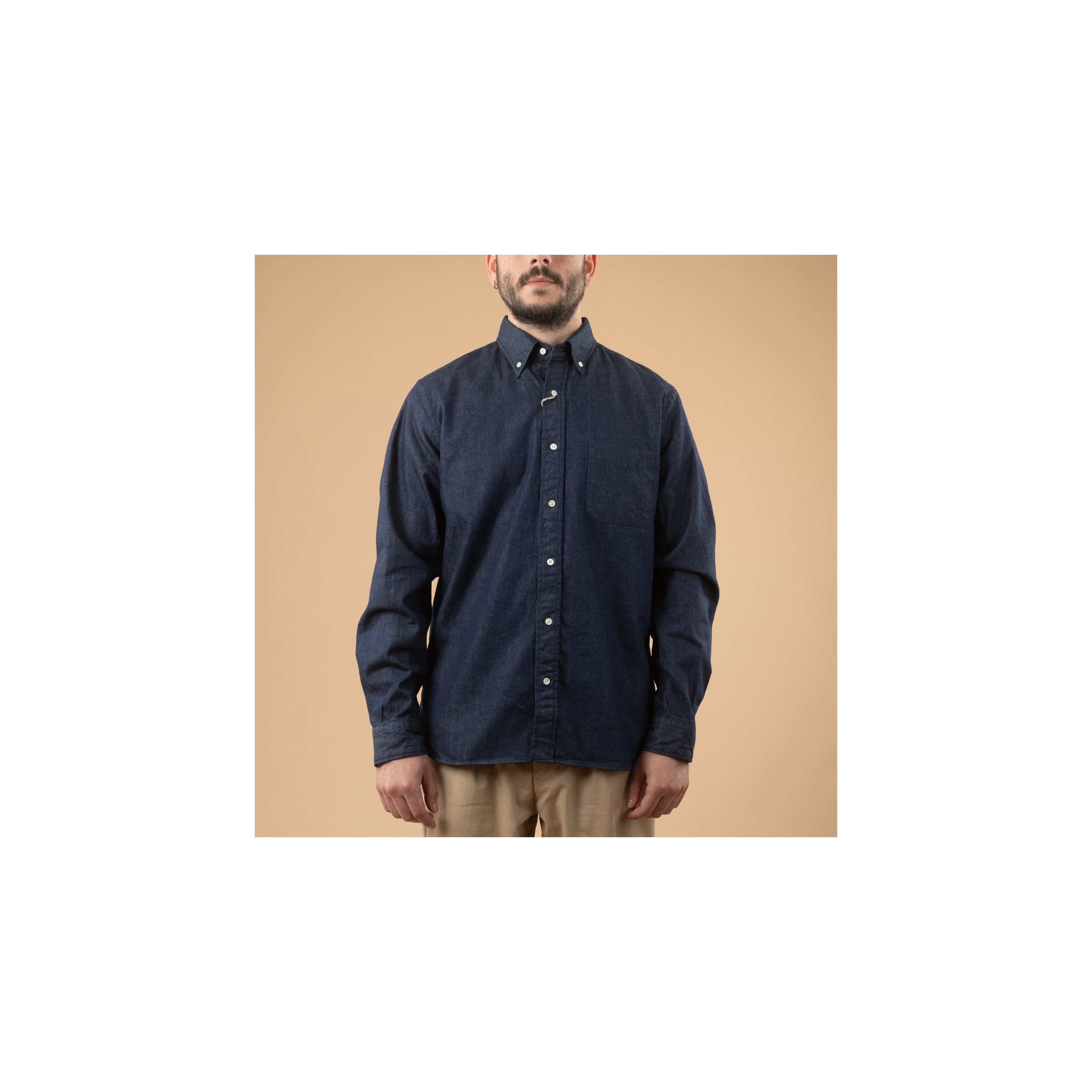 BEAMS PLUS / B.D. Indigo Denim Shirt