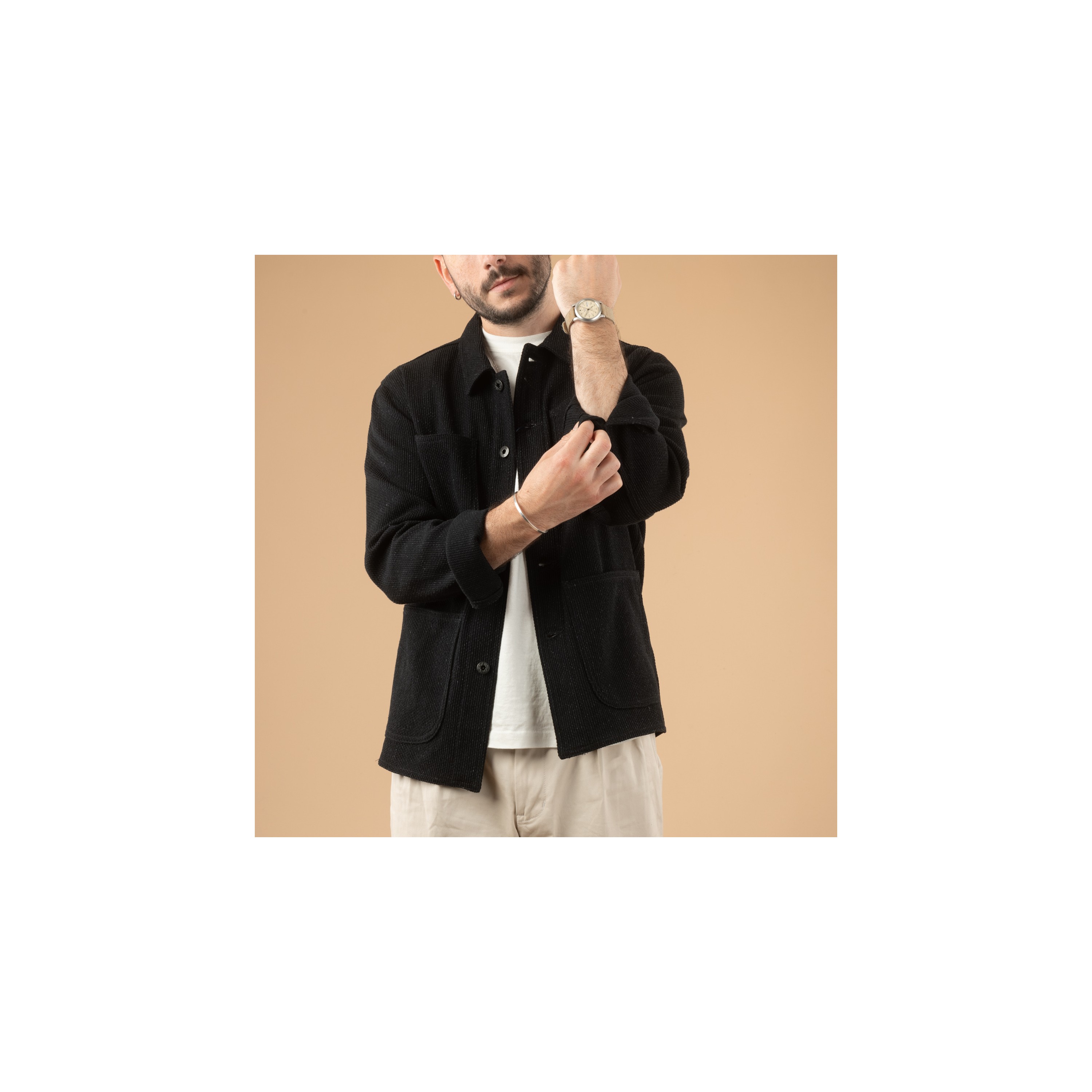 ジャケット・アウター BLUCO WORKER'S COVERALL BLACK M BLUCO