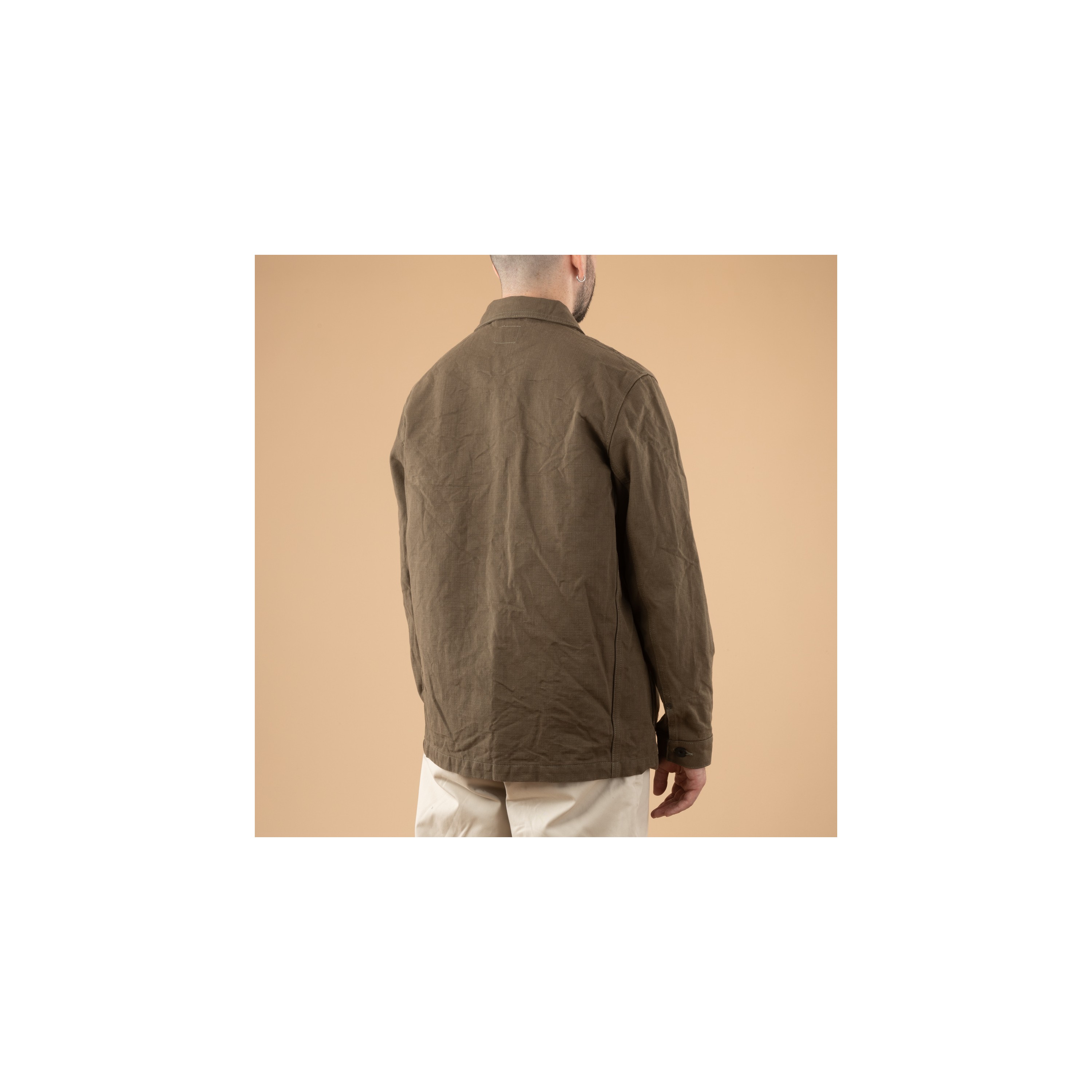 ONI DENIM / 03100-HOX Heavy Oxford Coverall Jacket Olive