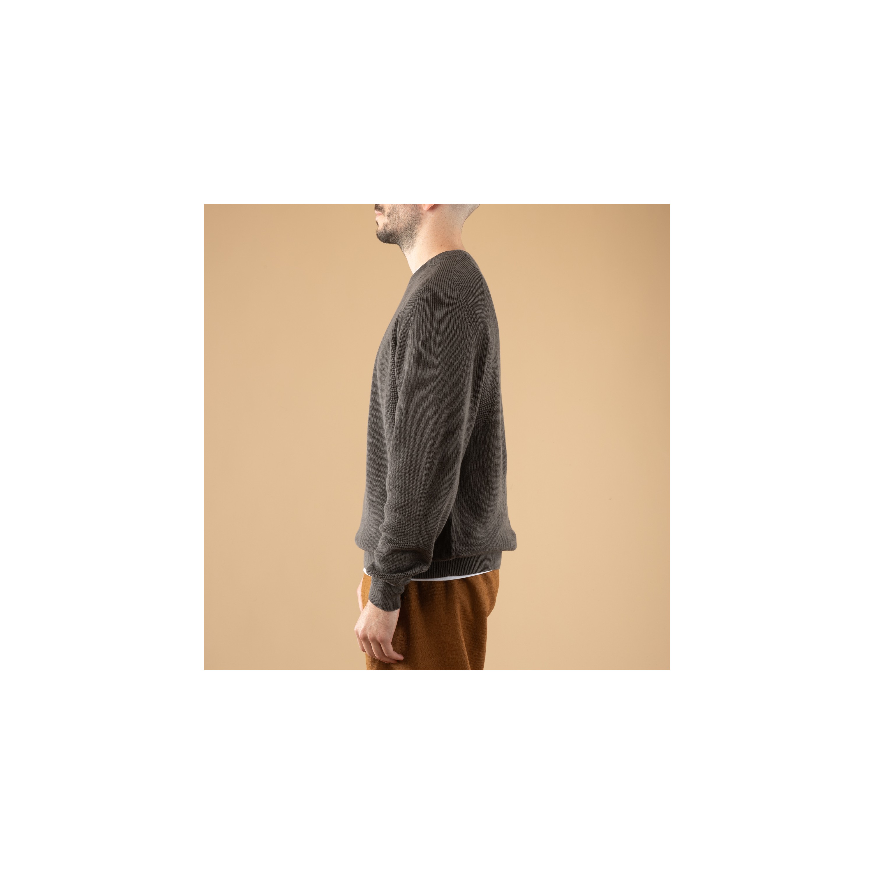 BATONER / Signature Crew Neck Ivory