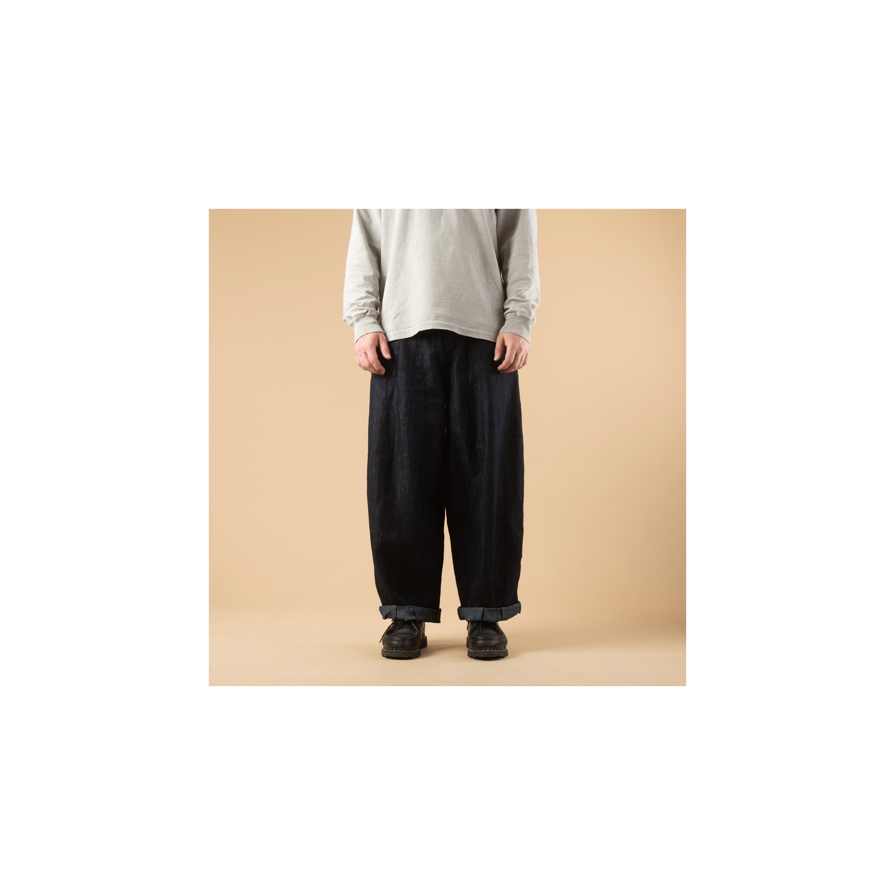FRIZMWORKS / Denim Balloon Pants Indigo