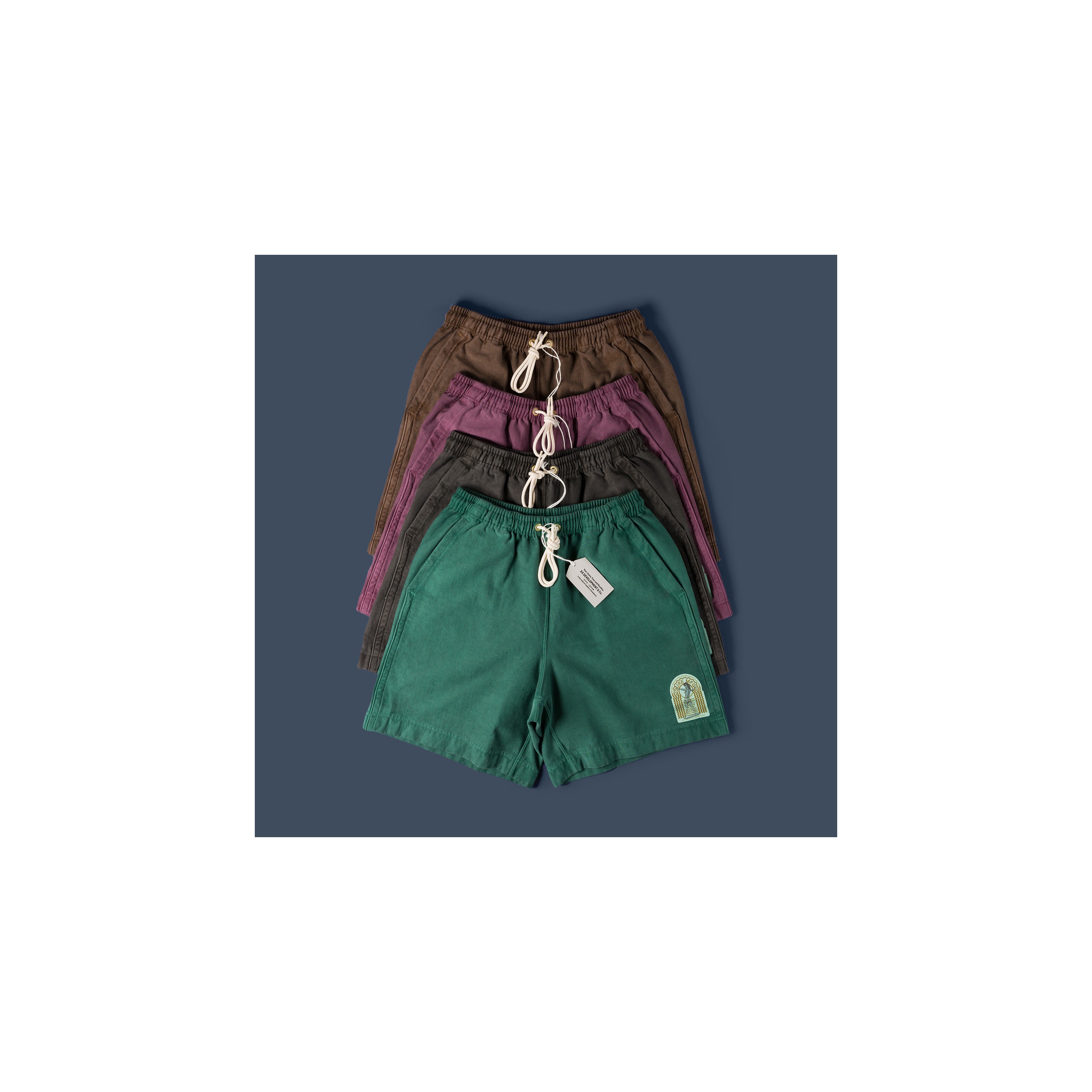 XX DEVELOPMENT / Super Tuck Shorts Long Green Green