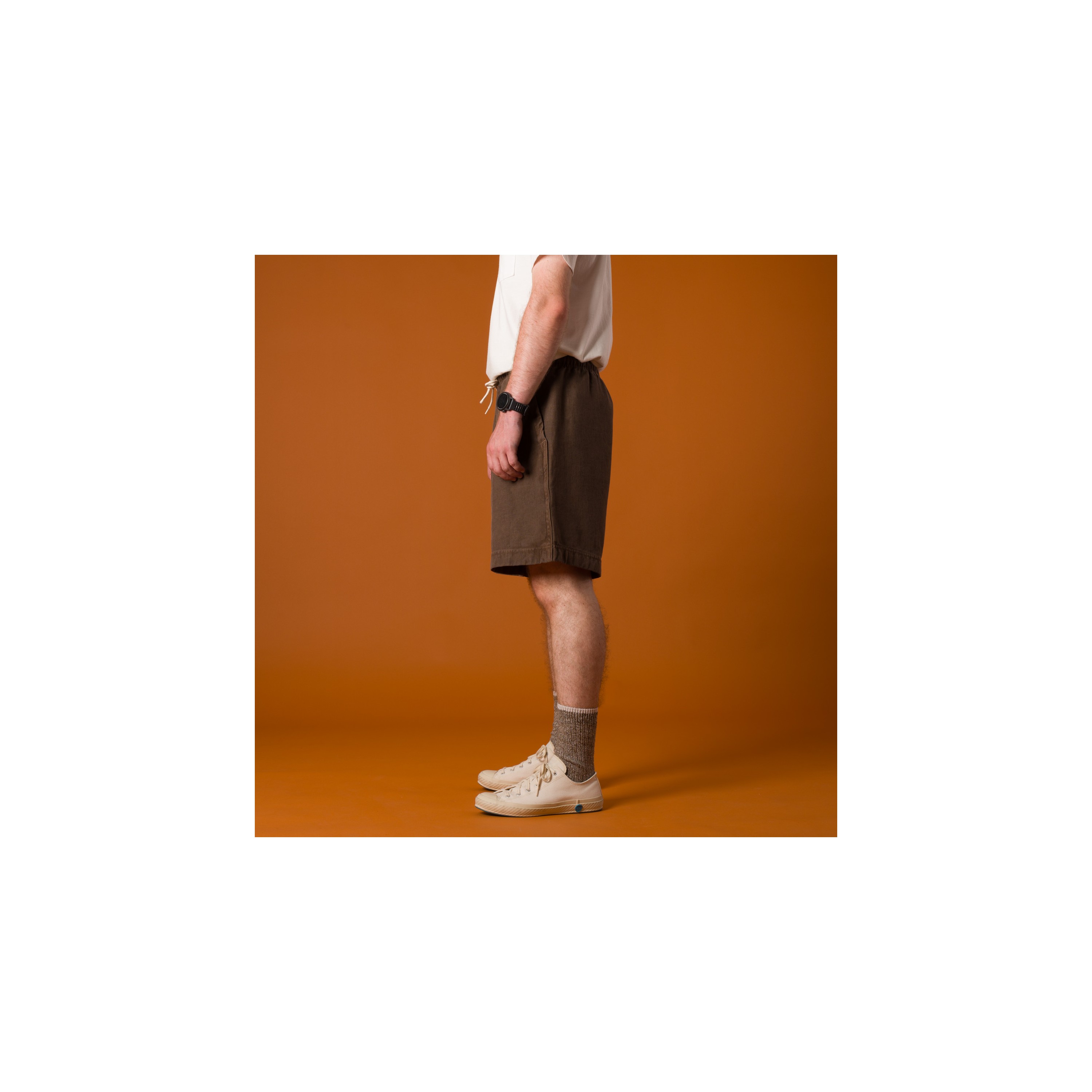 XX DEVELOPMENT / Super Tuck Shorts Long Bison Brown