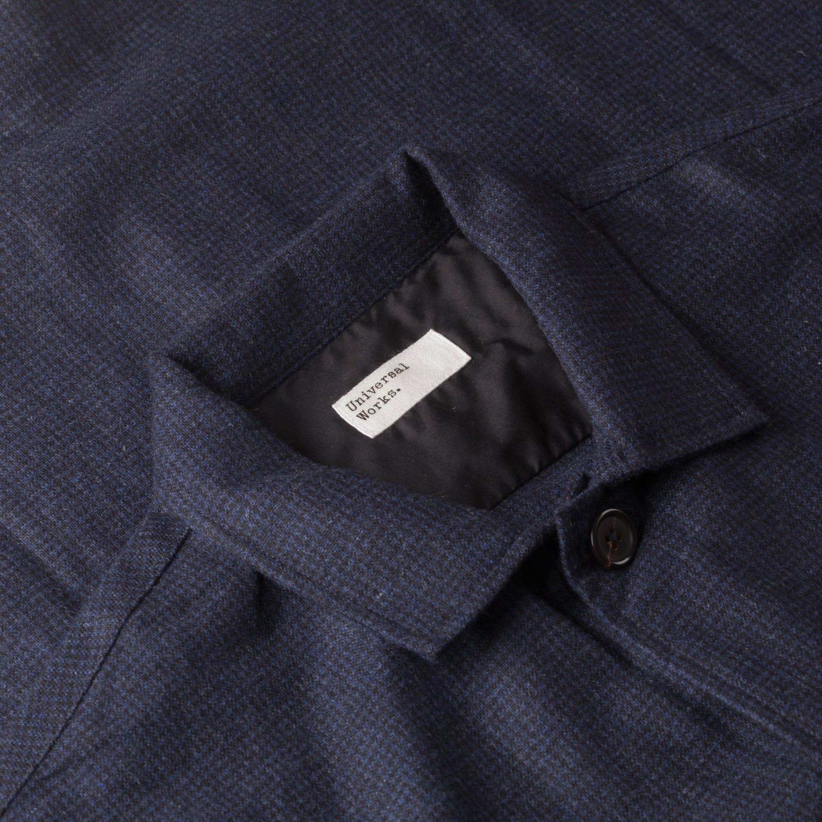 Image-Flâneurs_UNIVERSAL WORKS / Brushed Bari Easy Overshirt Navy_detail-1