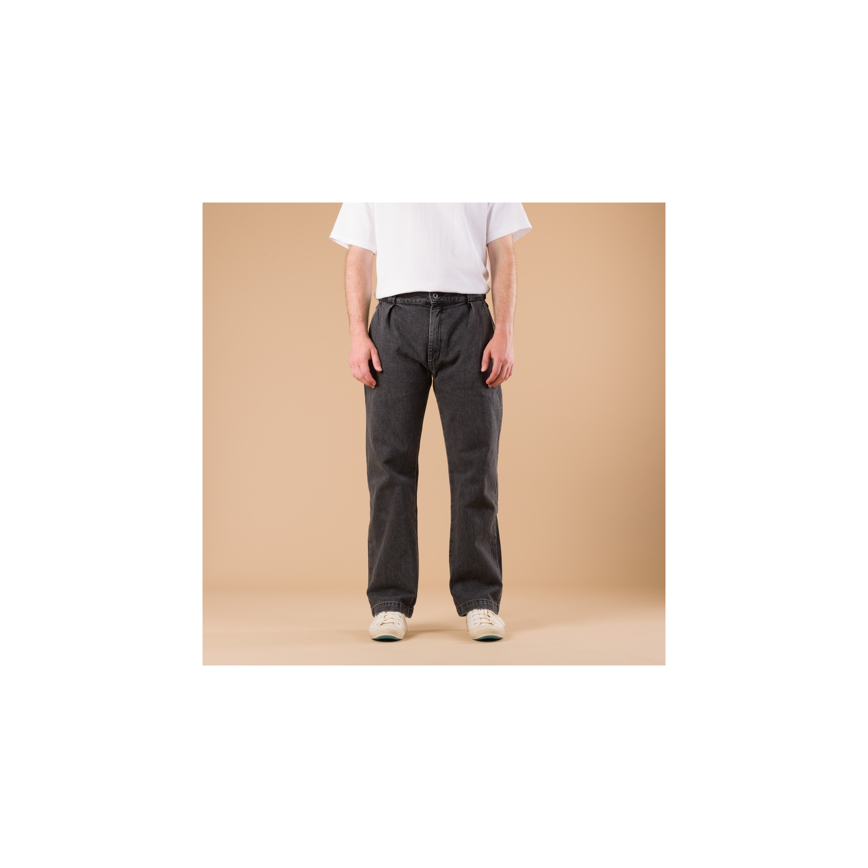 【KOOLOSET】Oil Washed One-Tuck Denim Rock & Roll Ladies Mid Rise Light Wash Distressed Boot Cut