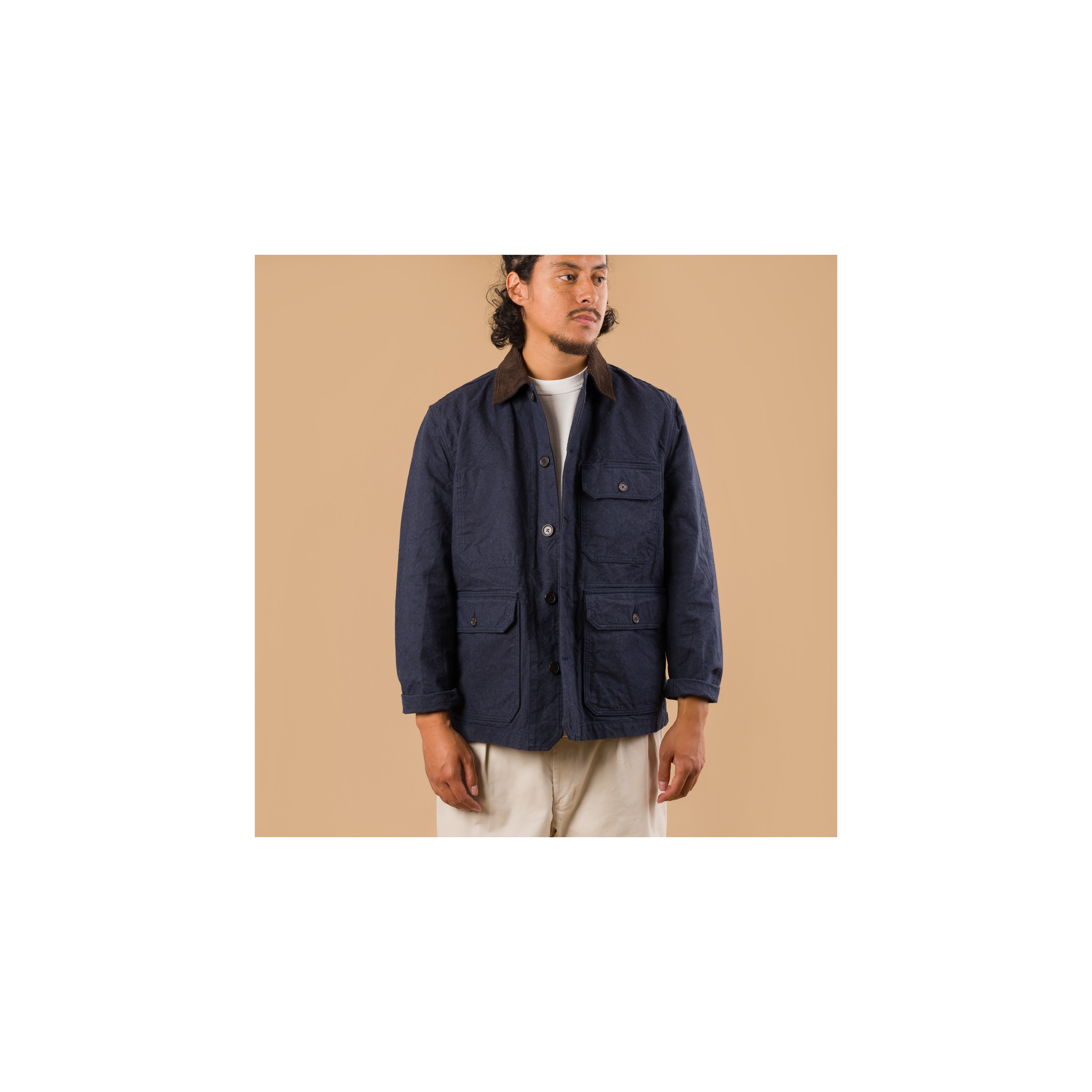 UNIVERSAL WORKS Offline Denim Utility Jacket Indigo