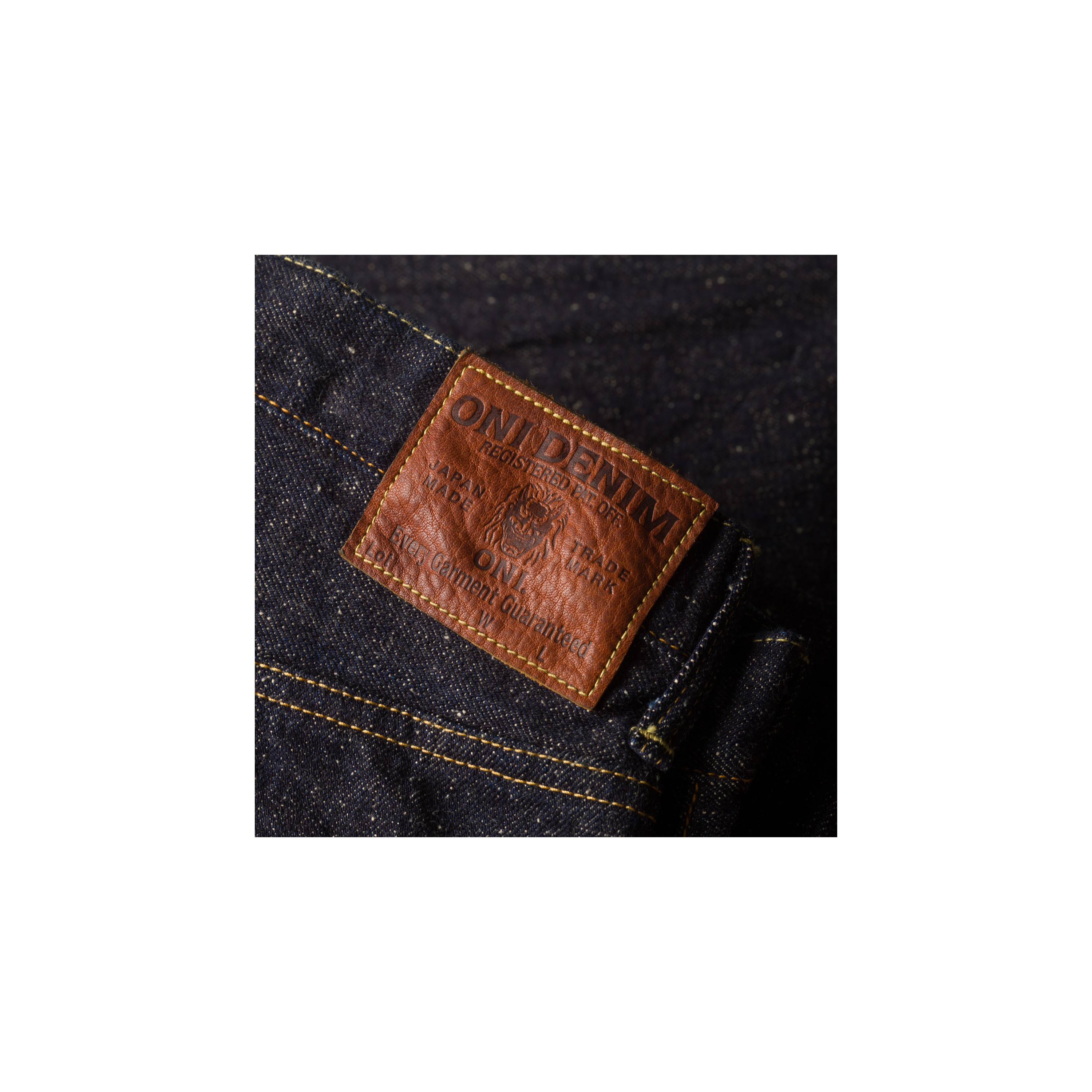 Neppy ONI DENIM / 222-13.7NEP Super Wide Straight Neppy Selvedge Denim