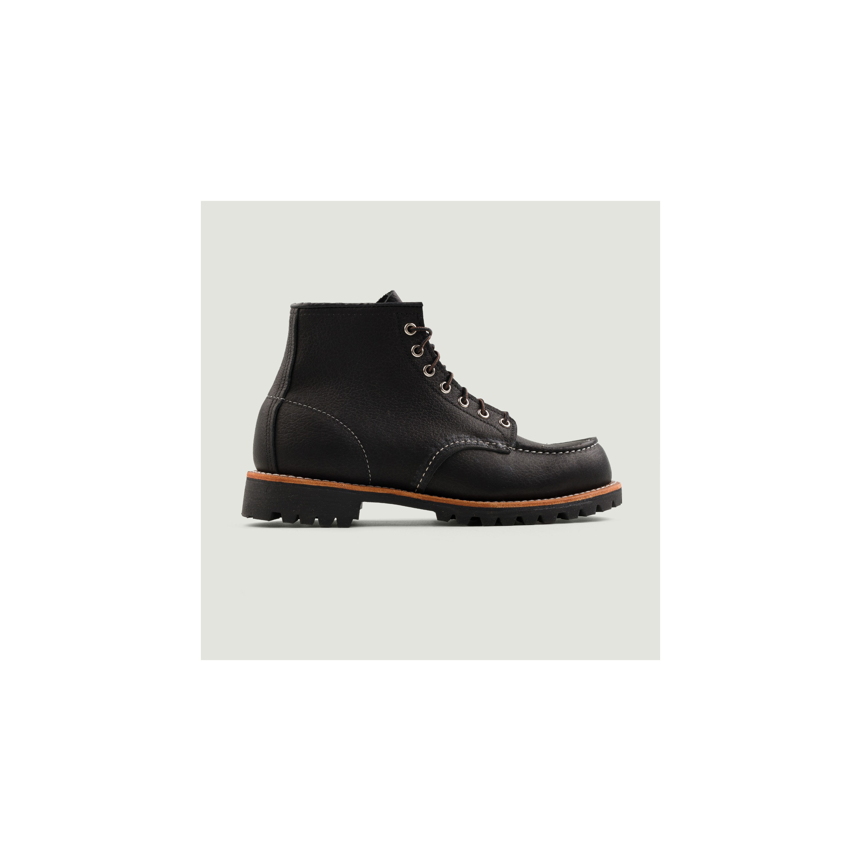 RED WING SHOES 2949 Roughneck Moc Toe Black Oil Slick