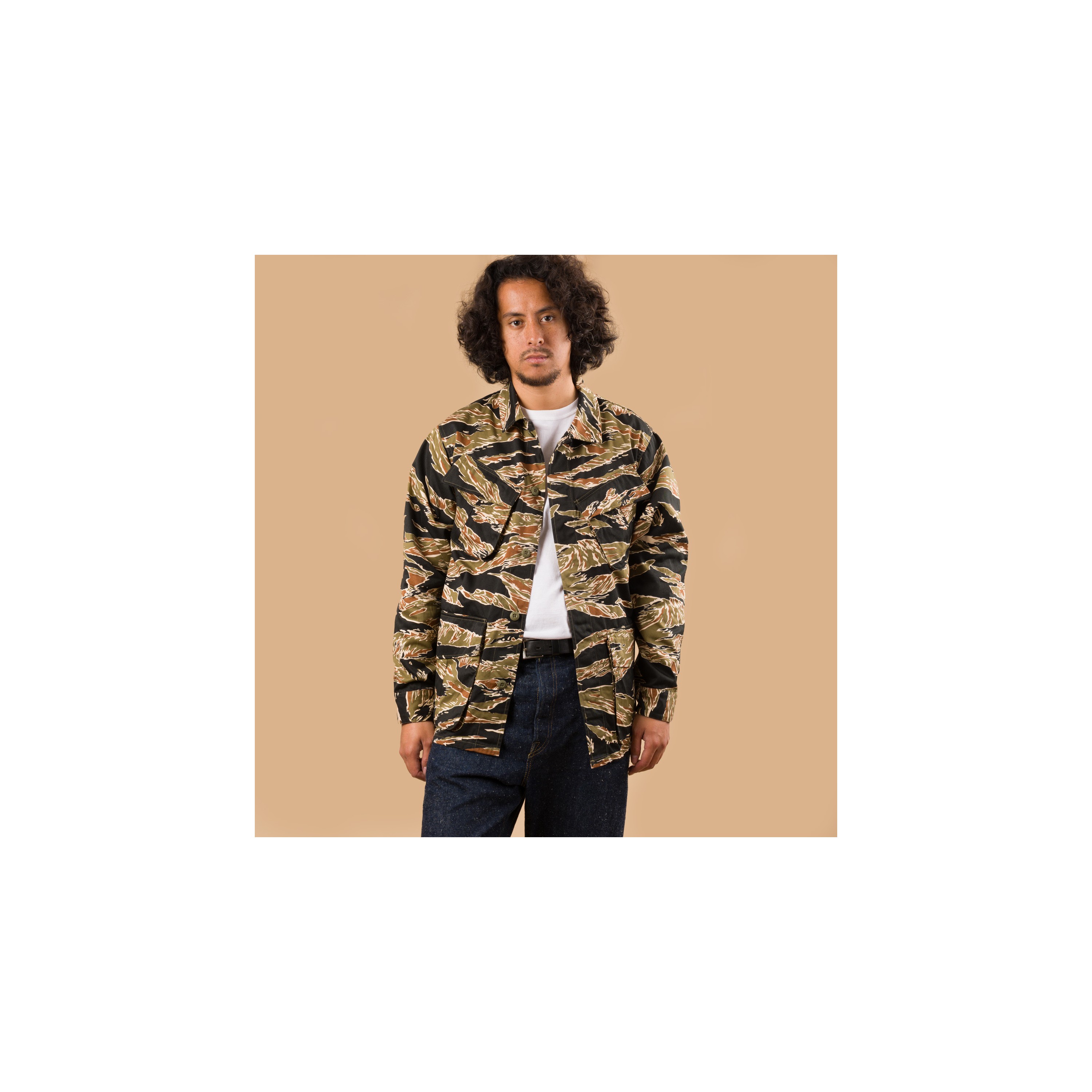 FOB FACTORY / F2457 Camouflage Jungle Fatigue Jacket