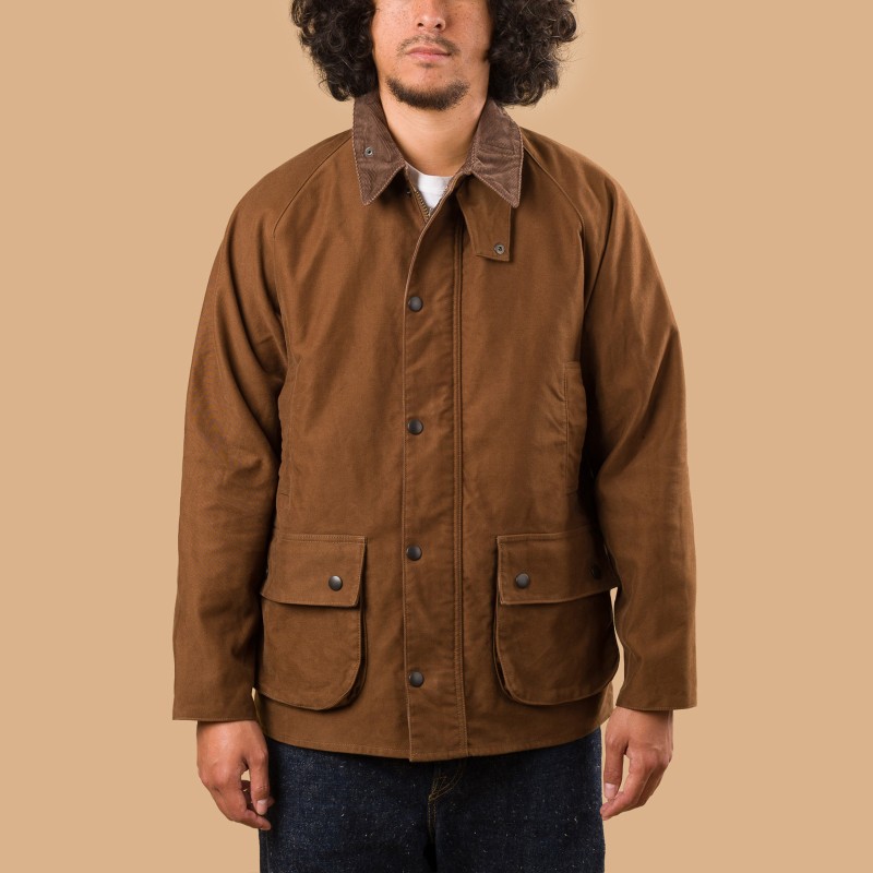 Image-Flâneurs_FOB FACTORY / F2361 Heavy Moleskin Riding Jacket Brown