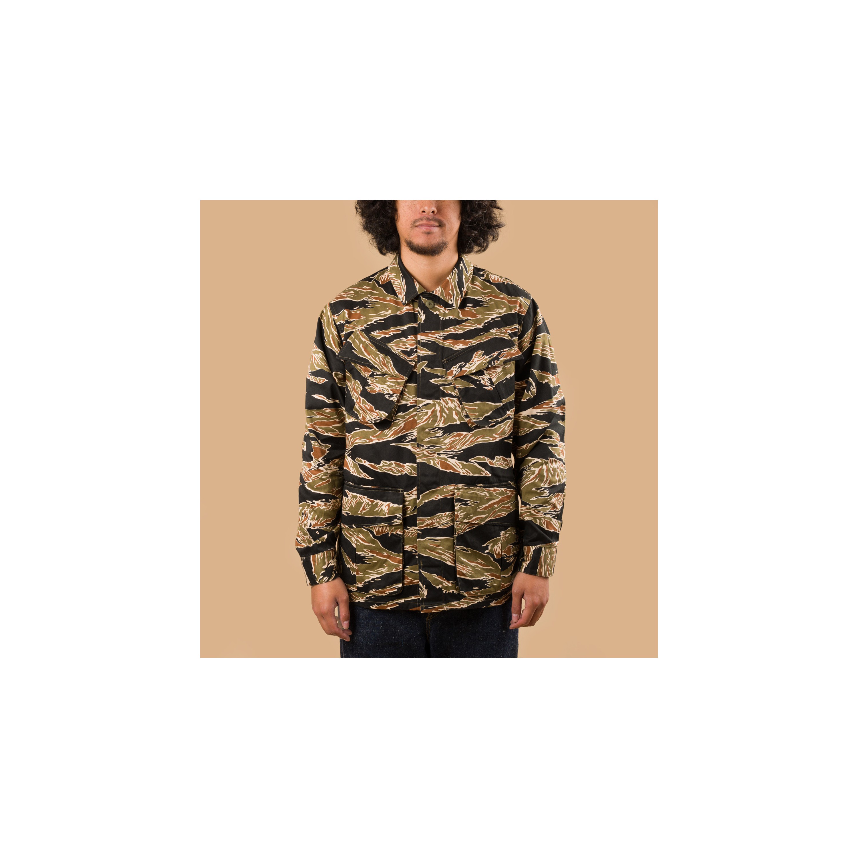 FOB FACTORY / F2457 Camouflage Jungle Fatigue Jacket
