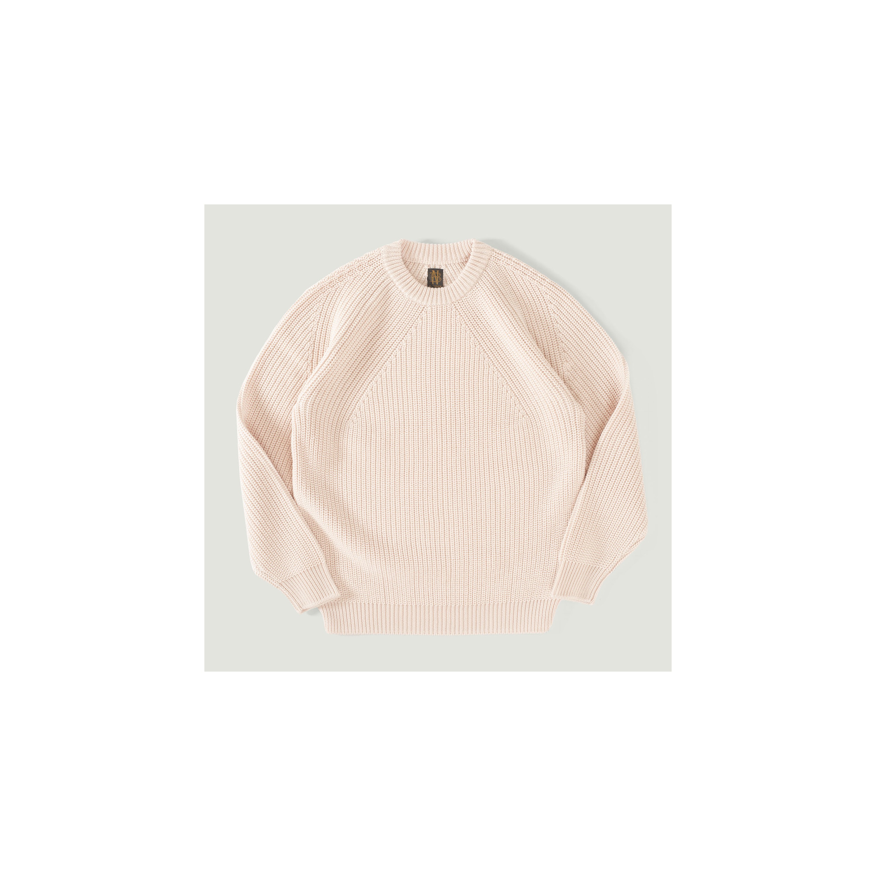 BATONER / Signature Crew Neck Ivory