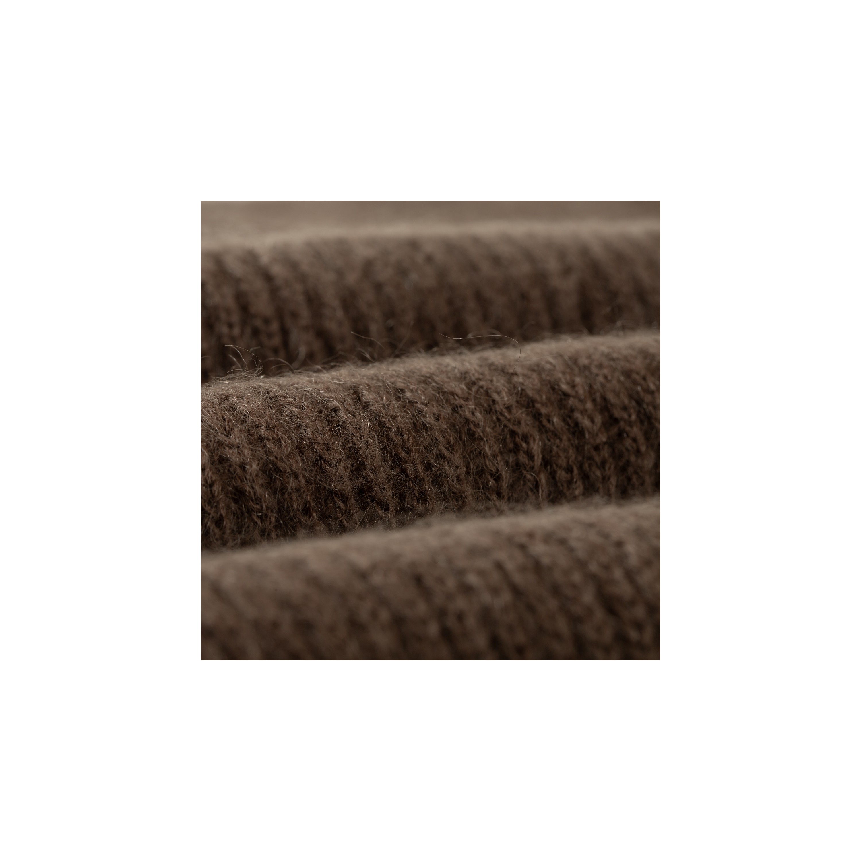 BATONER / Pure Mohair Signature Crew Neck Olive
