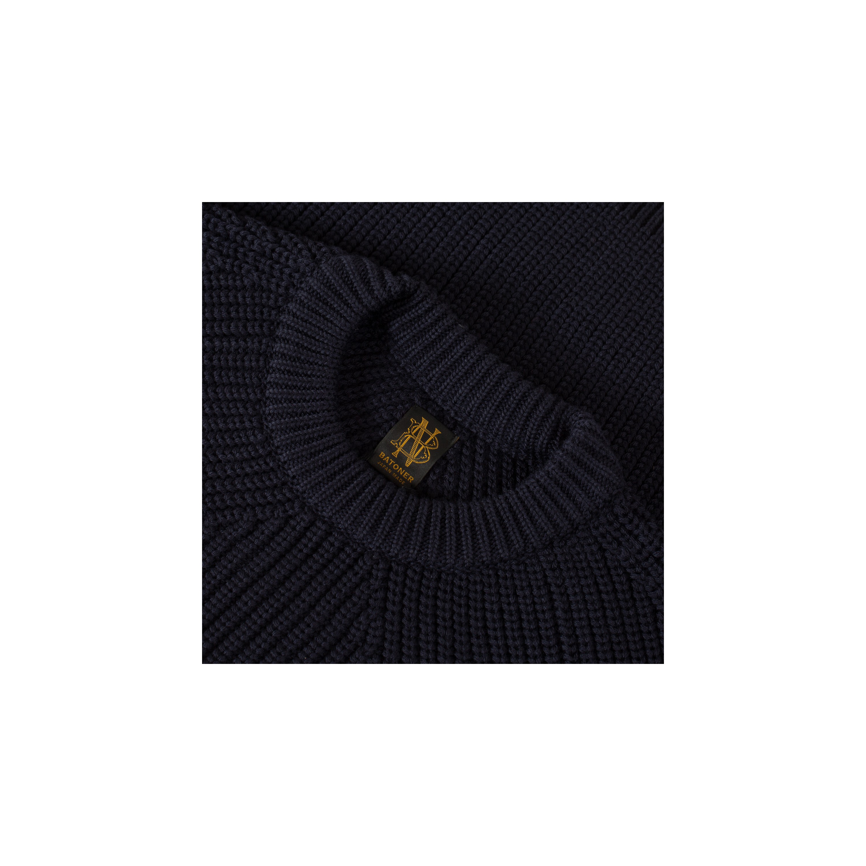 BATONER / Signature Crew Neck Navy