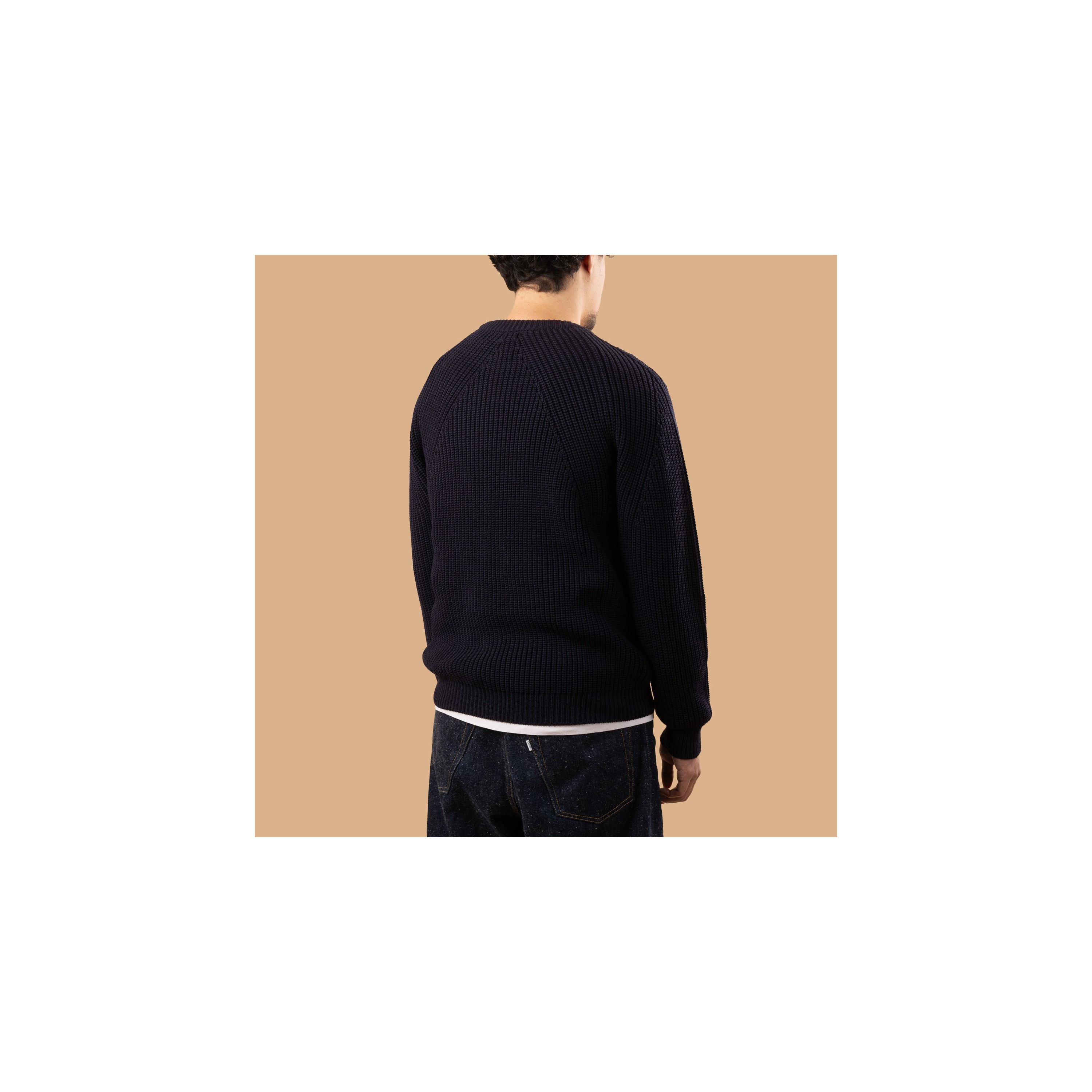 BATONER / Signature Crew Neck Navy