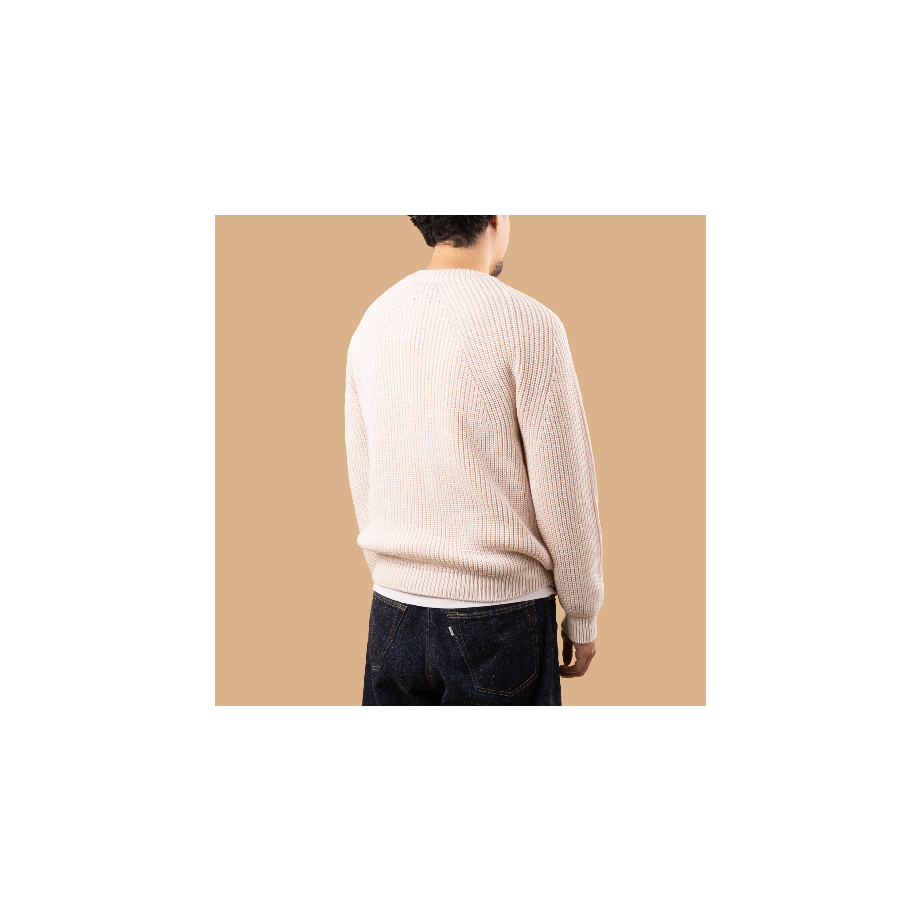 トップス Batoner Wool Signature Crew Beige SIZE3 Batoner Signature Crew Neck Sweater - Beige | Garmentory