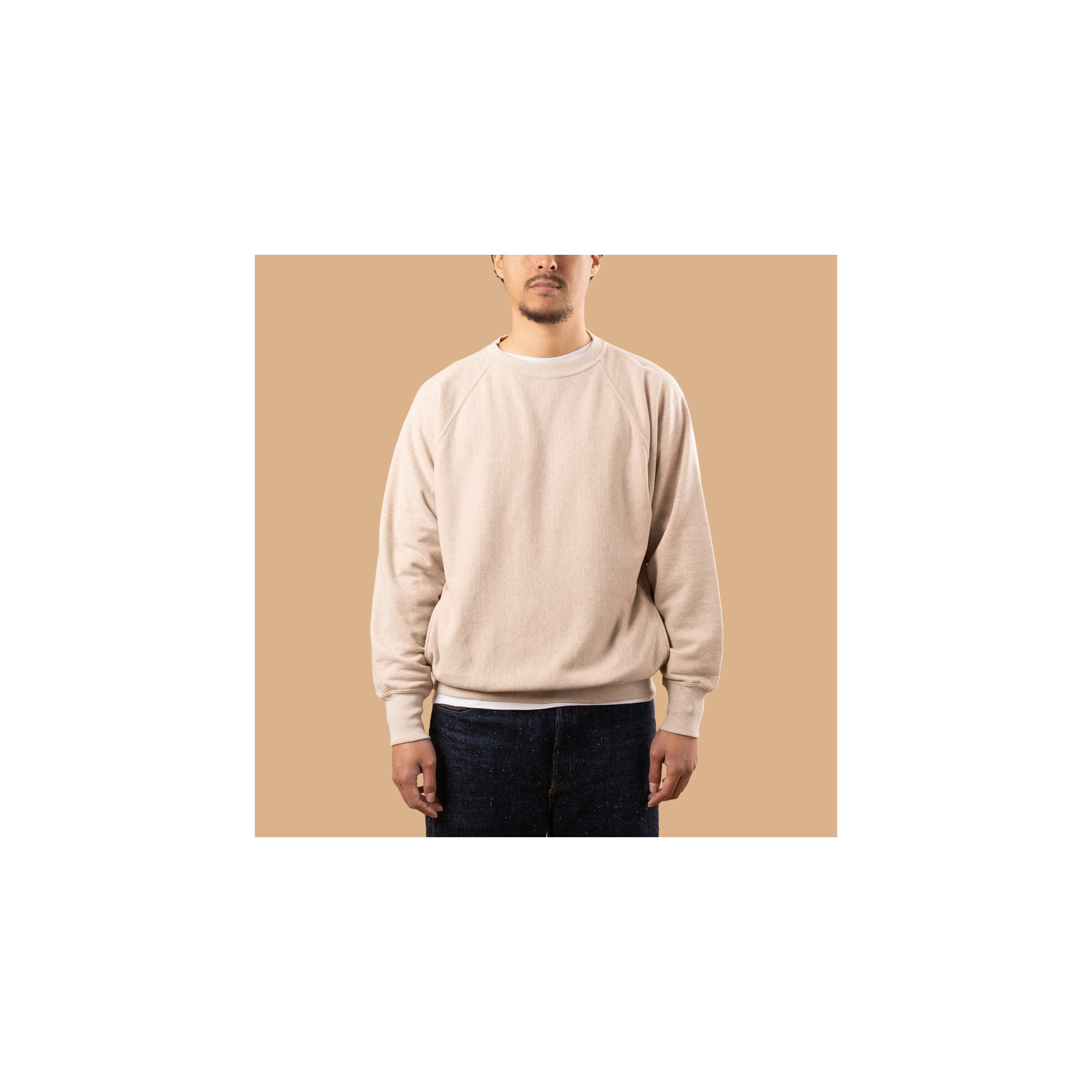 BATONER / Jumberca Urake Crew Neck Beige