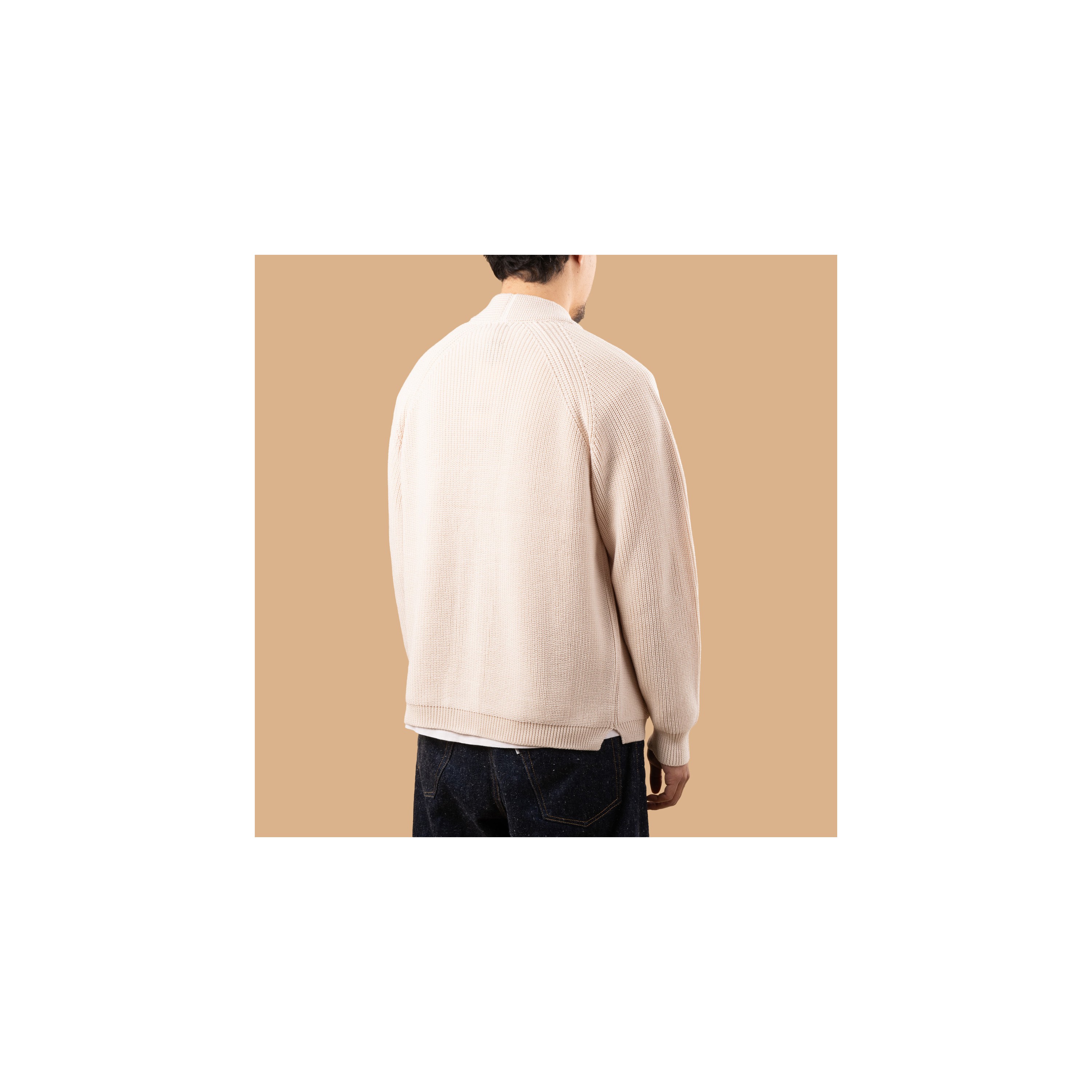 BATONER / Waso 1 Button Cardigan Ivory