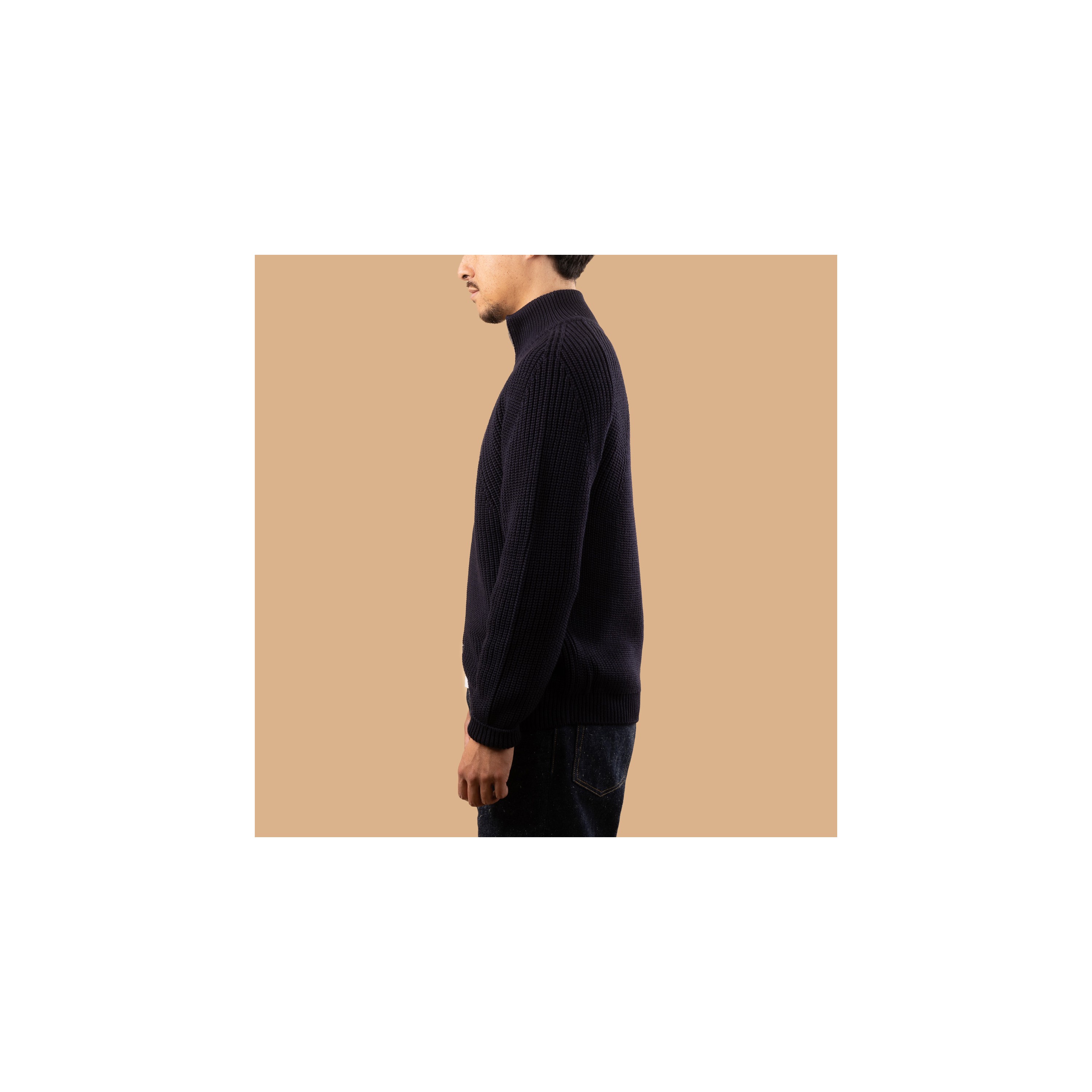 BATONER / Signature Drivers Knit Navy