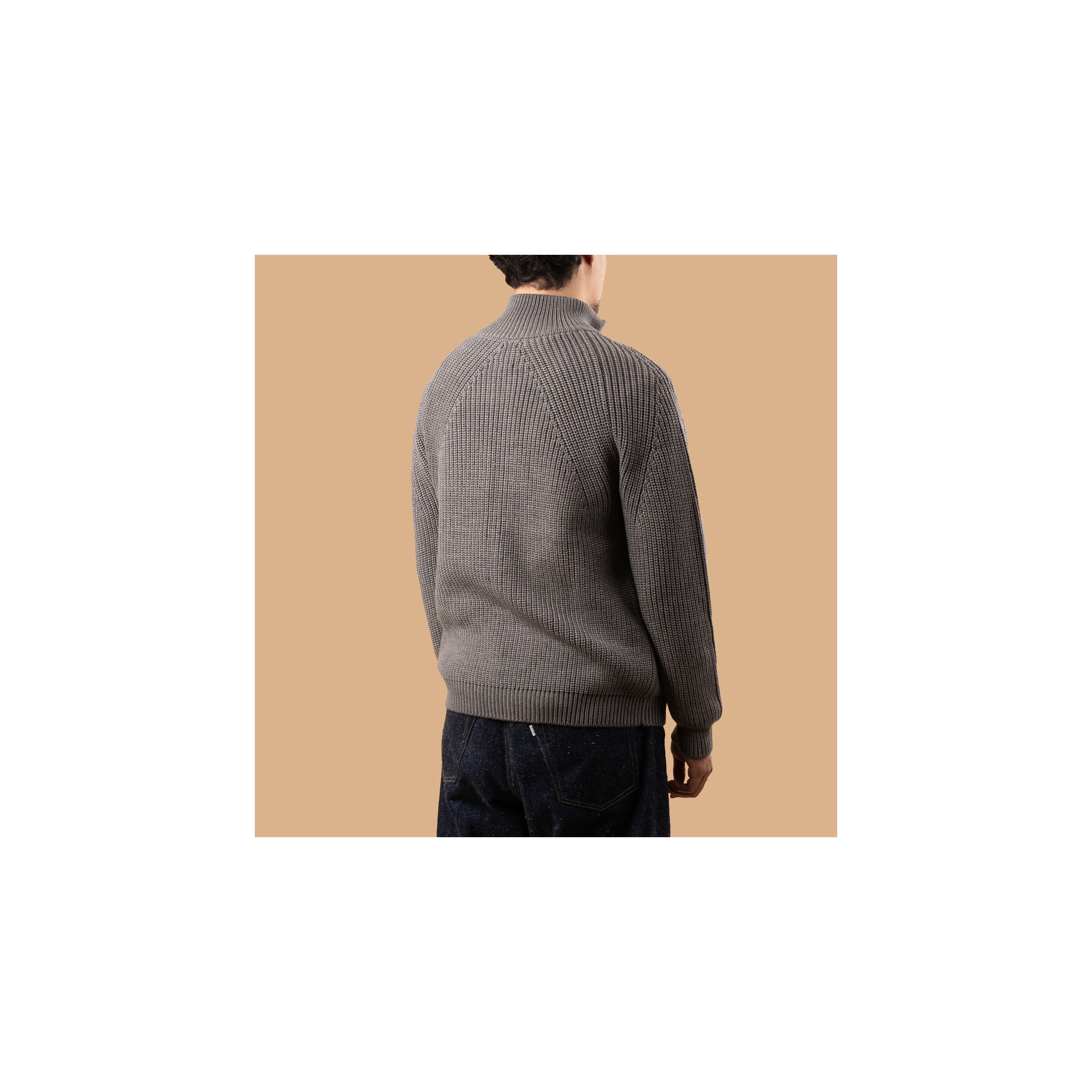 BATONER / Signature Drivers Knit Melange Gray