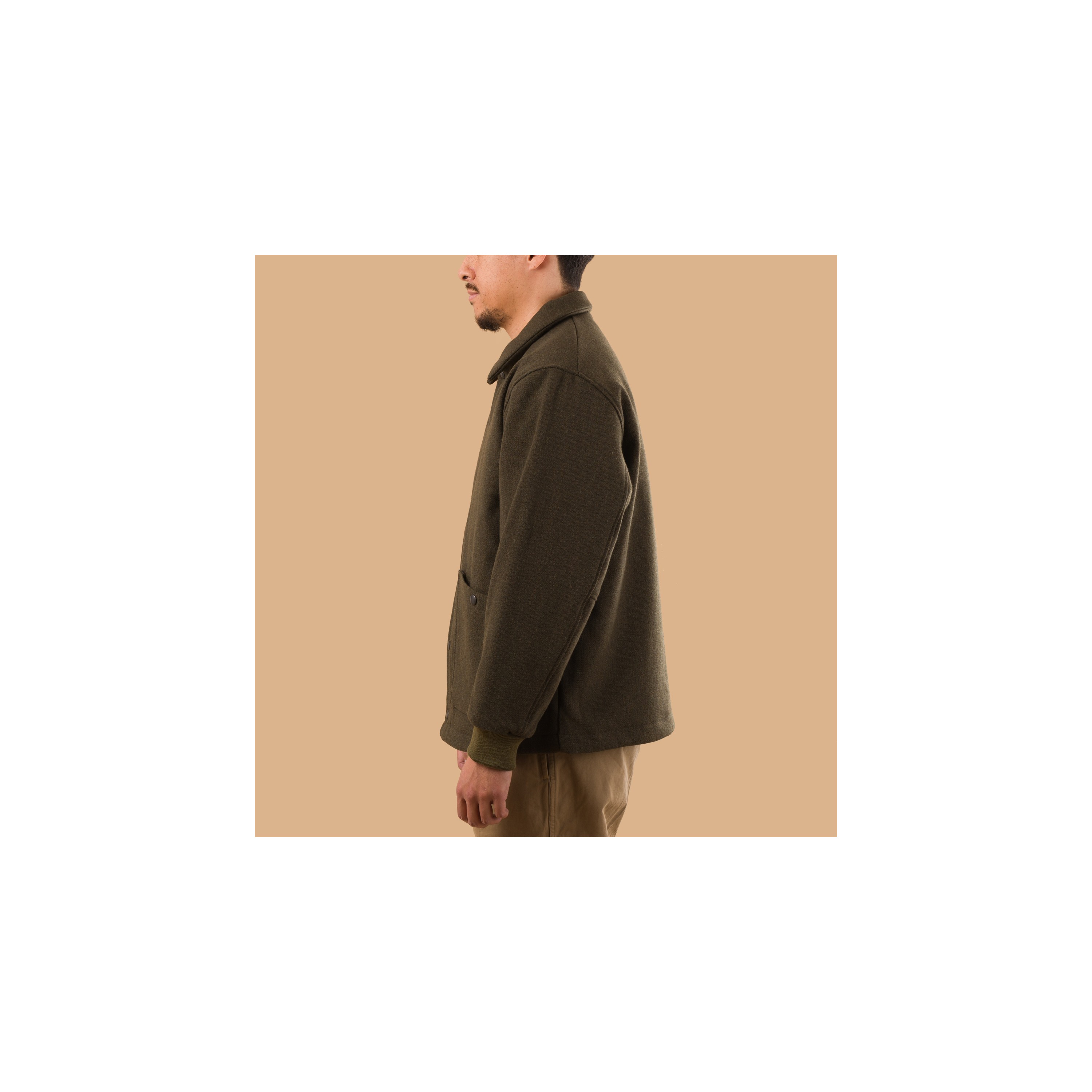 ジャケット・アウター COGNOMEN SPORTSMAN MELTON COAT jackman-melton-award-jacket-