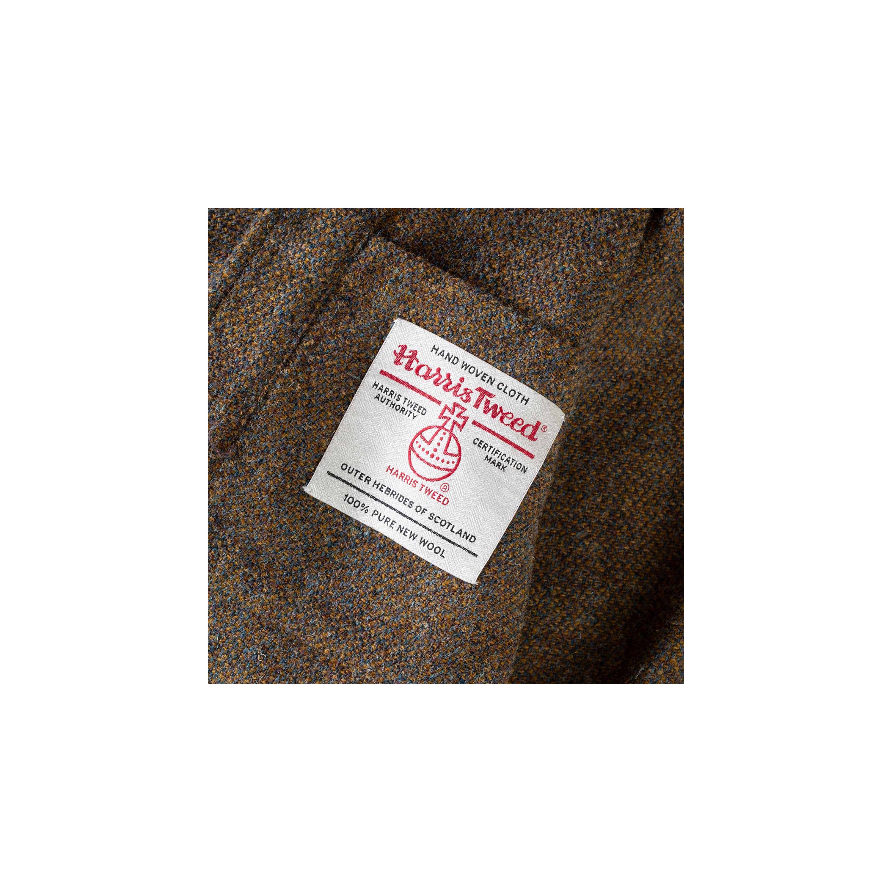 UNIVERSAL WORKS x FLÂNEURS / Harris Tweed Plaid Cabin Jacket Gold