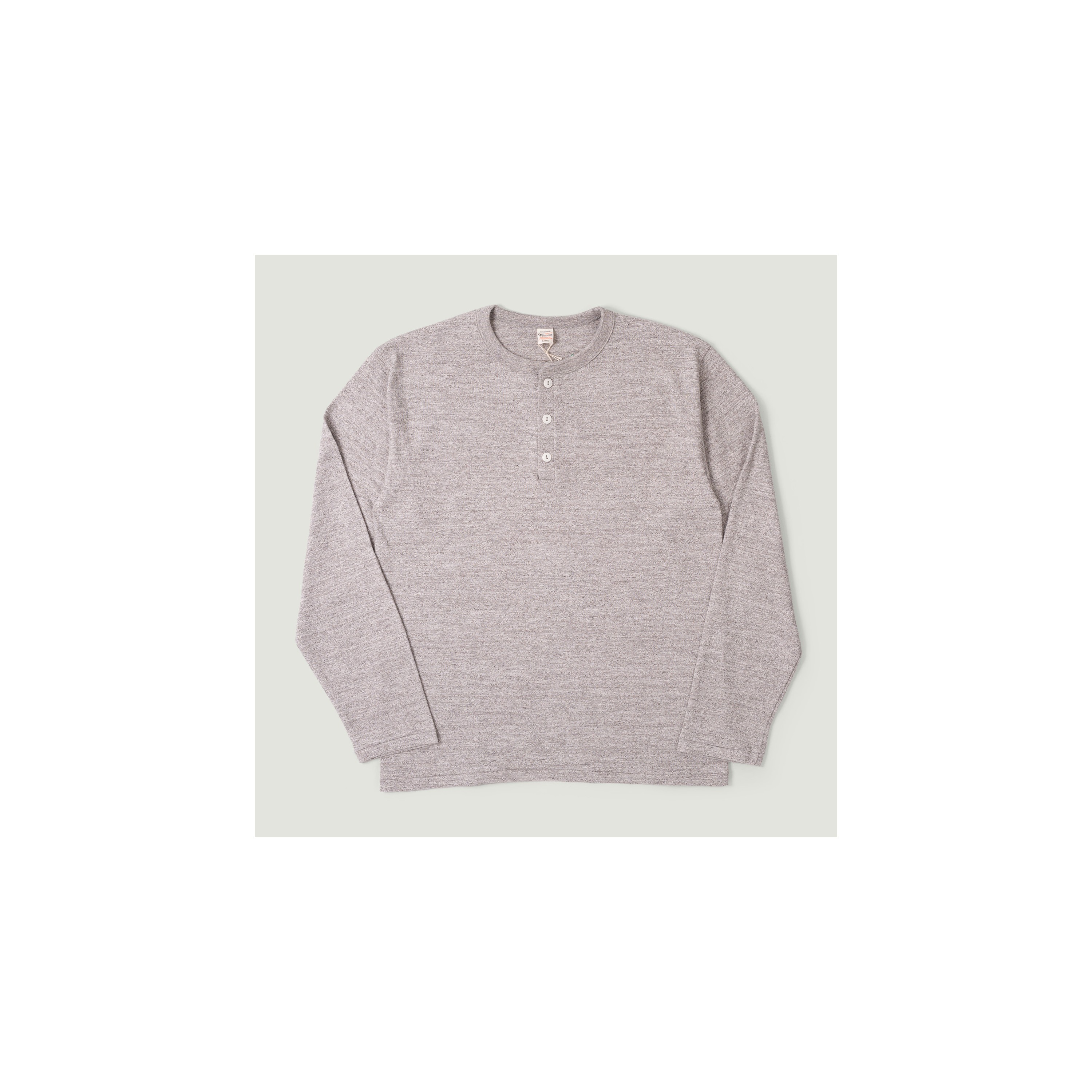 WAREHOUSE & CO. / Lot 5907 Long Sleeve Henley Neck T-Shirt Heather