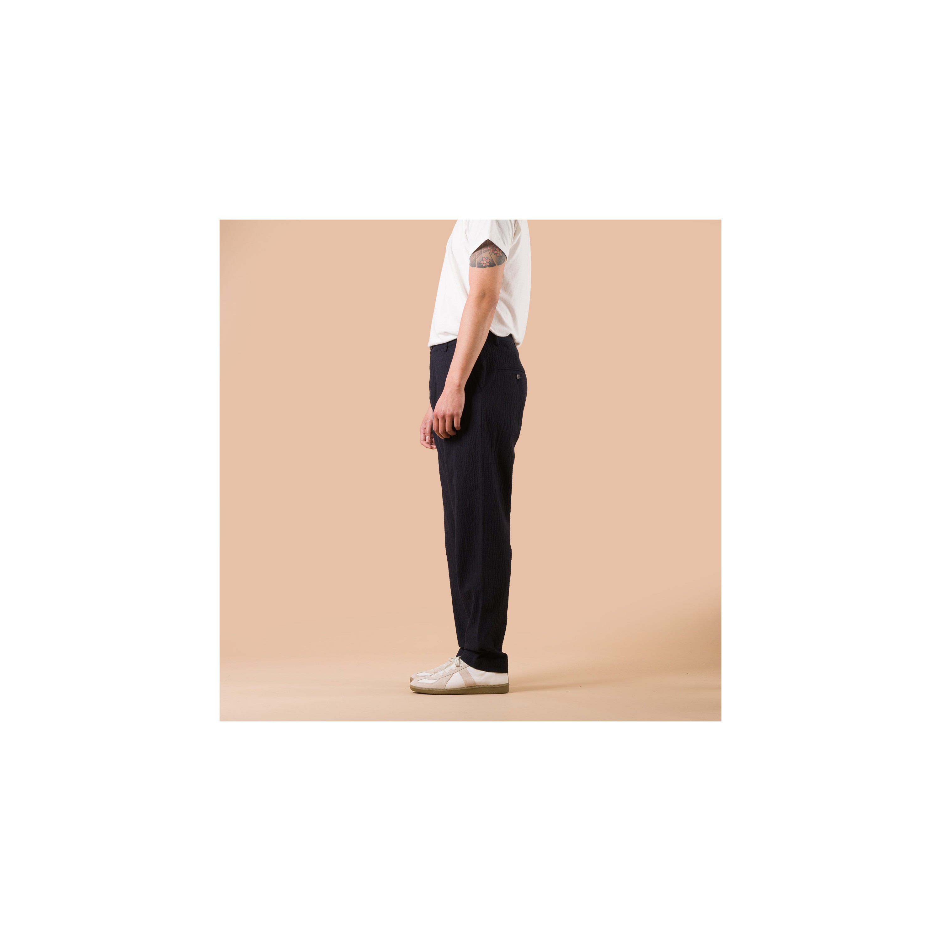 UNIVERSAL WORKS / Military Chino Ospina Cotton Dark Navy