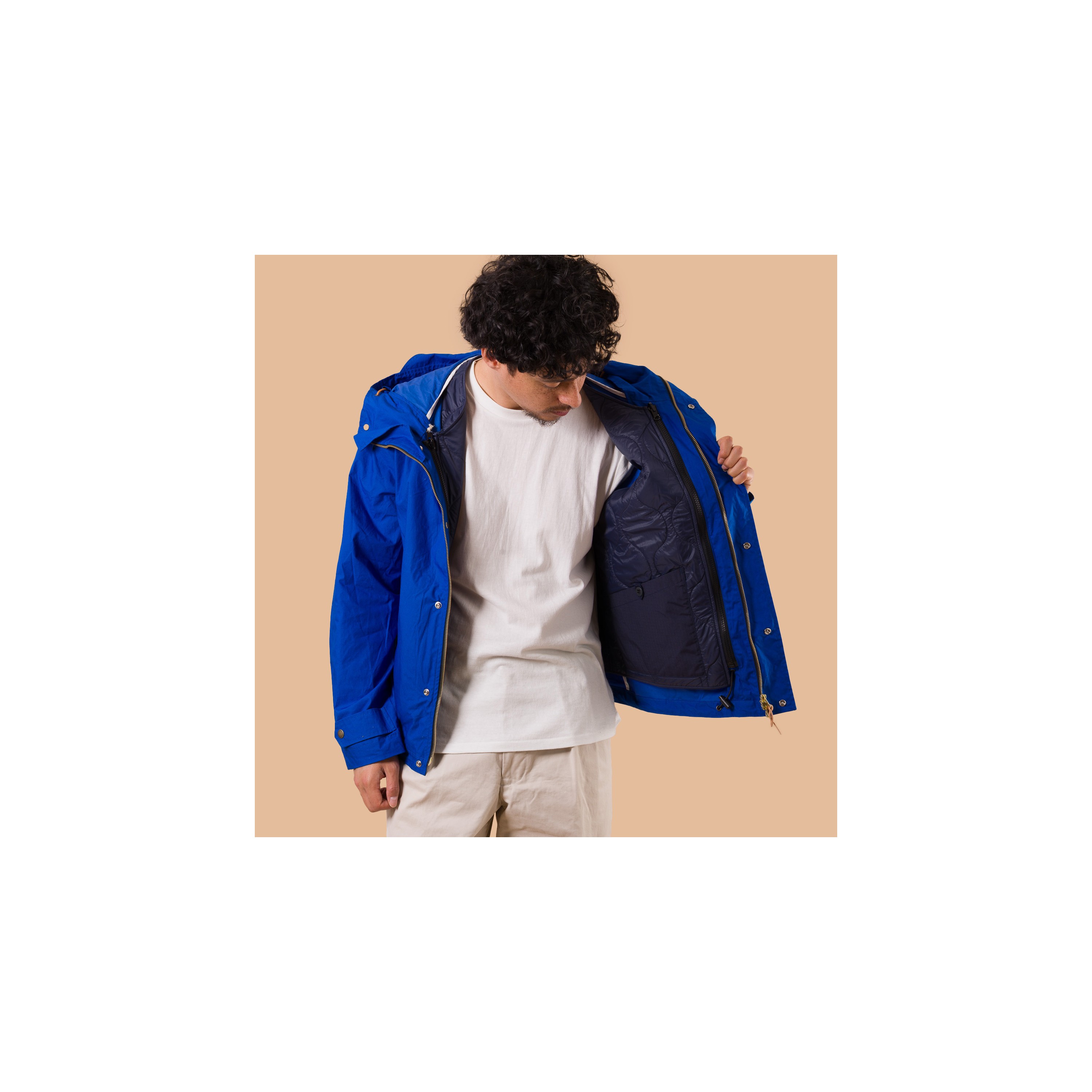 MANIFATTURA CECCARELLI / Shelter Jacket Cobalt