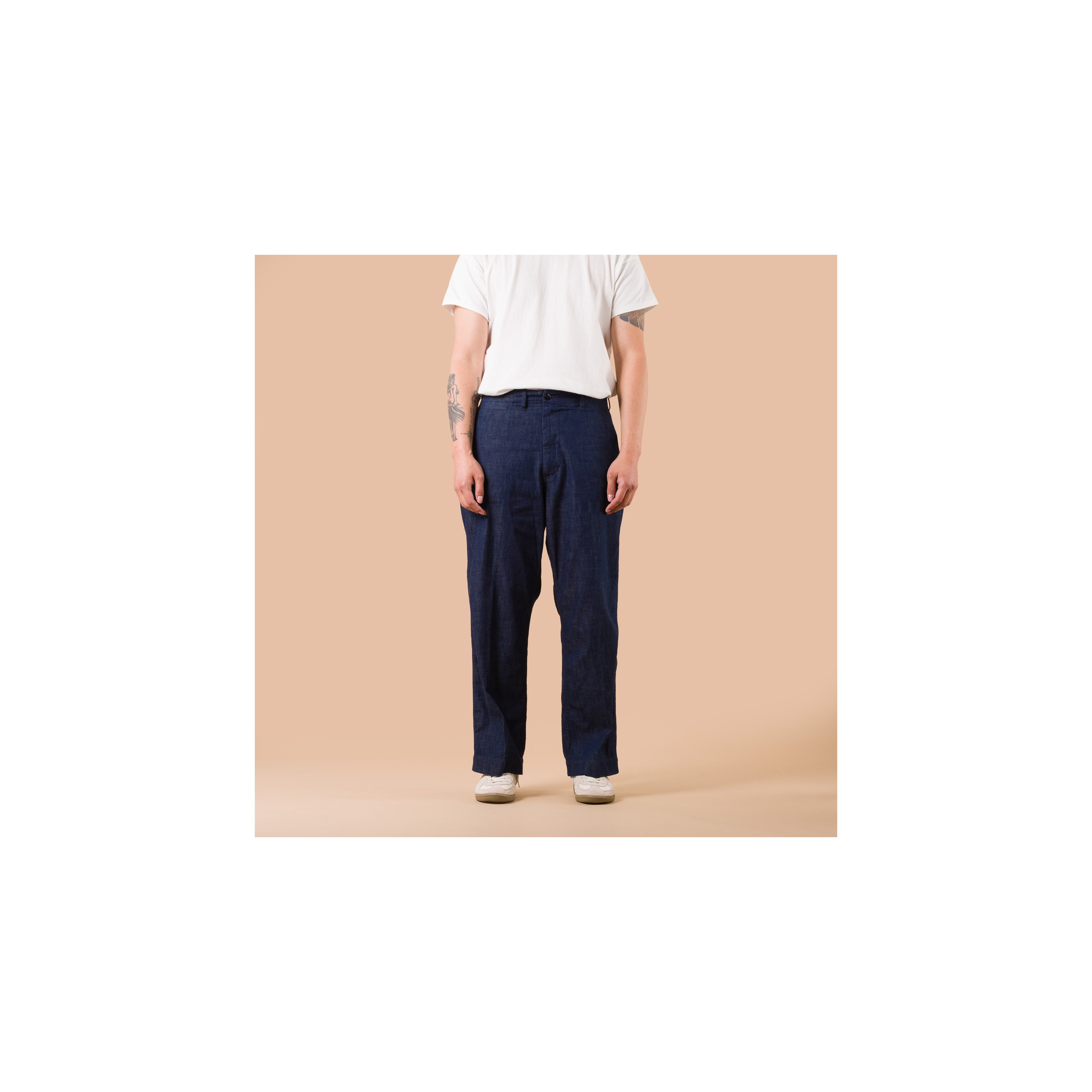 BEAMS PLUS / MIL Trousers Denim 8oz Indigo