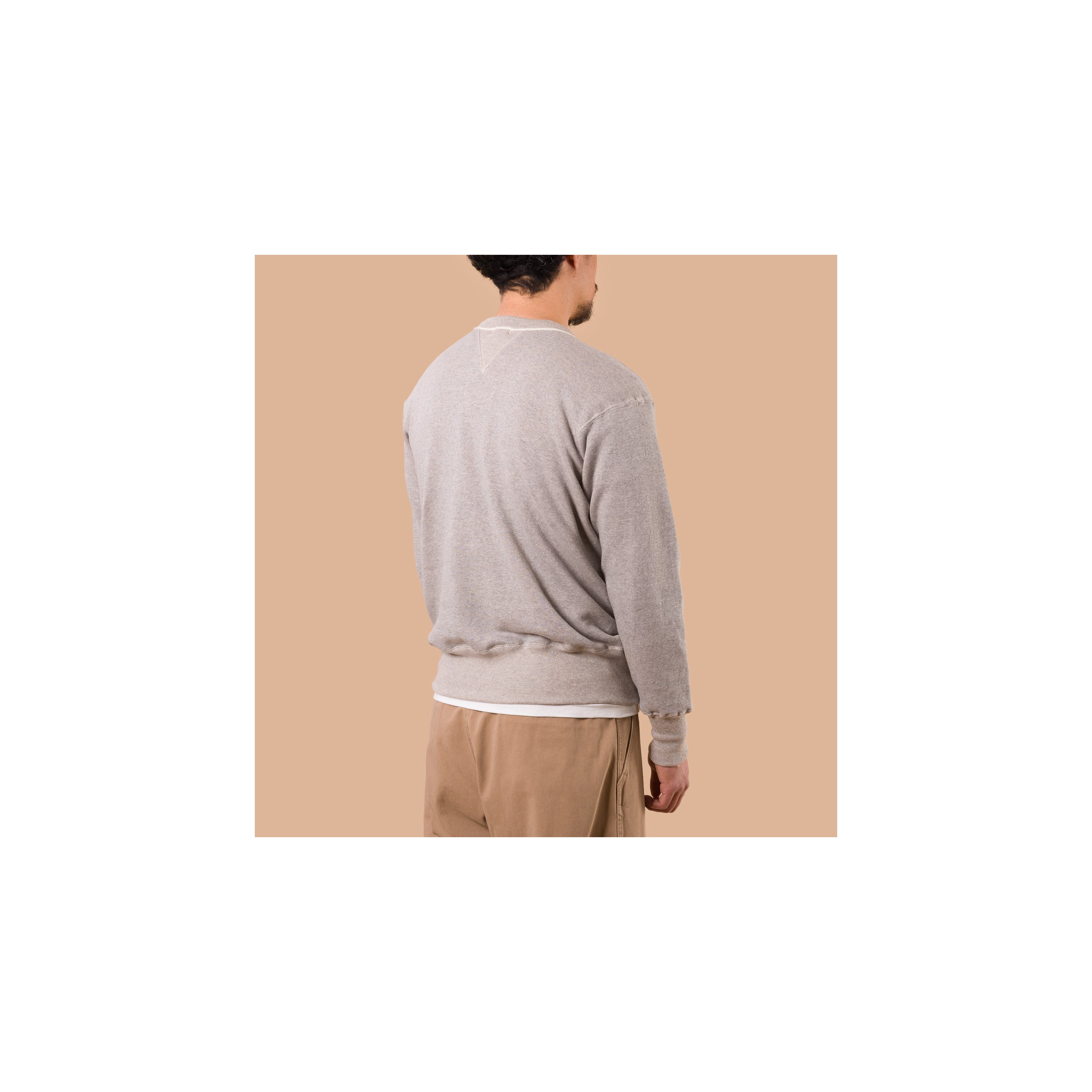 WAREHOUSE & CO. / Lot. 403 Plain Crew Neck Sweatshirt Heather Grey