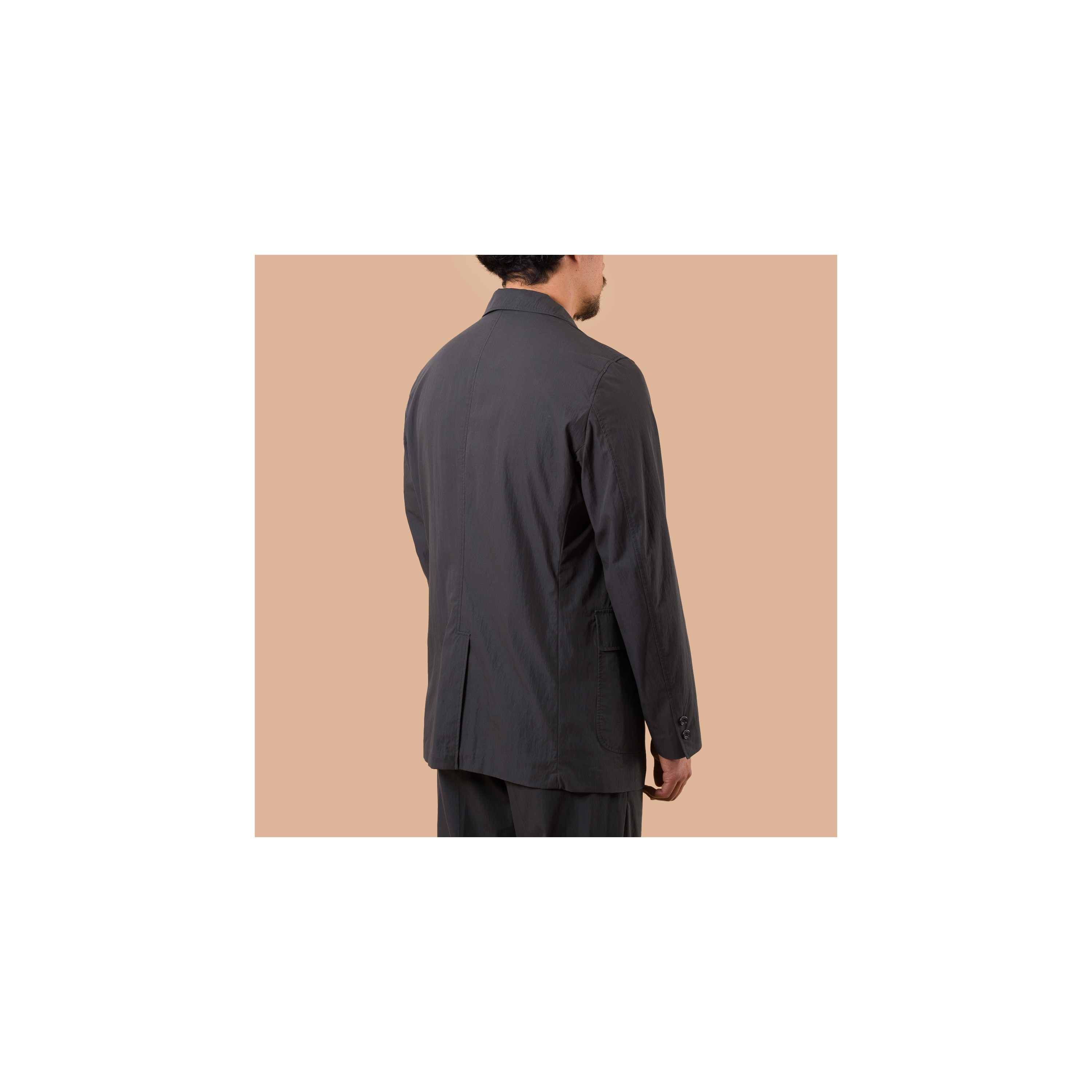 BEAMS PLUS / 3B Travel Jacket Comfort Cloth Charcoal