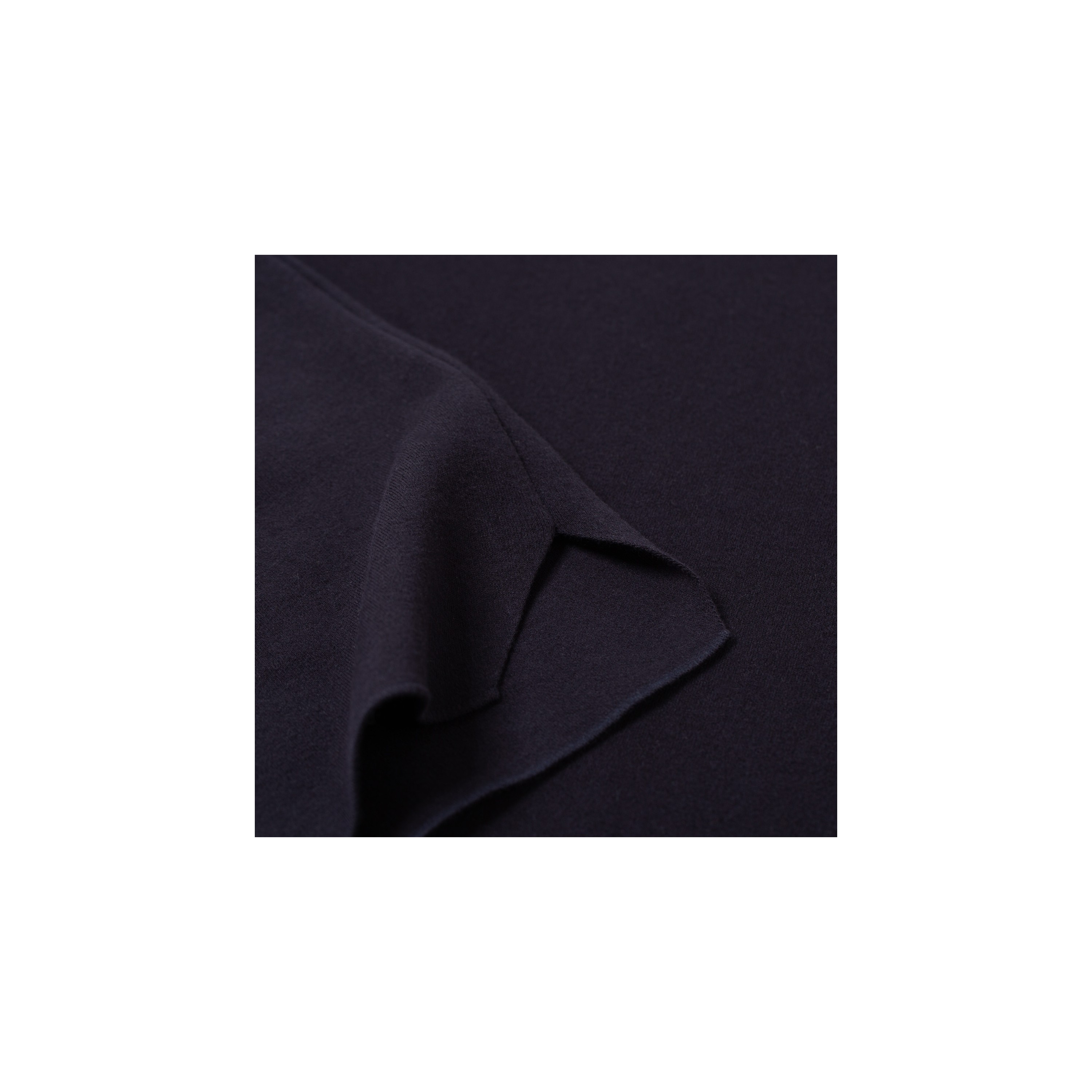 BATONER / 32G Smooth Knit Short Sleeve Polo Navy