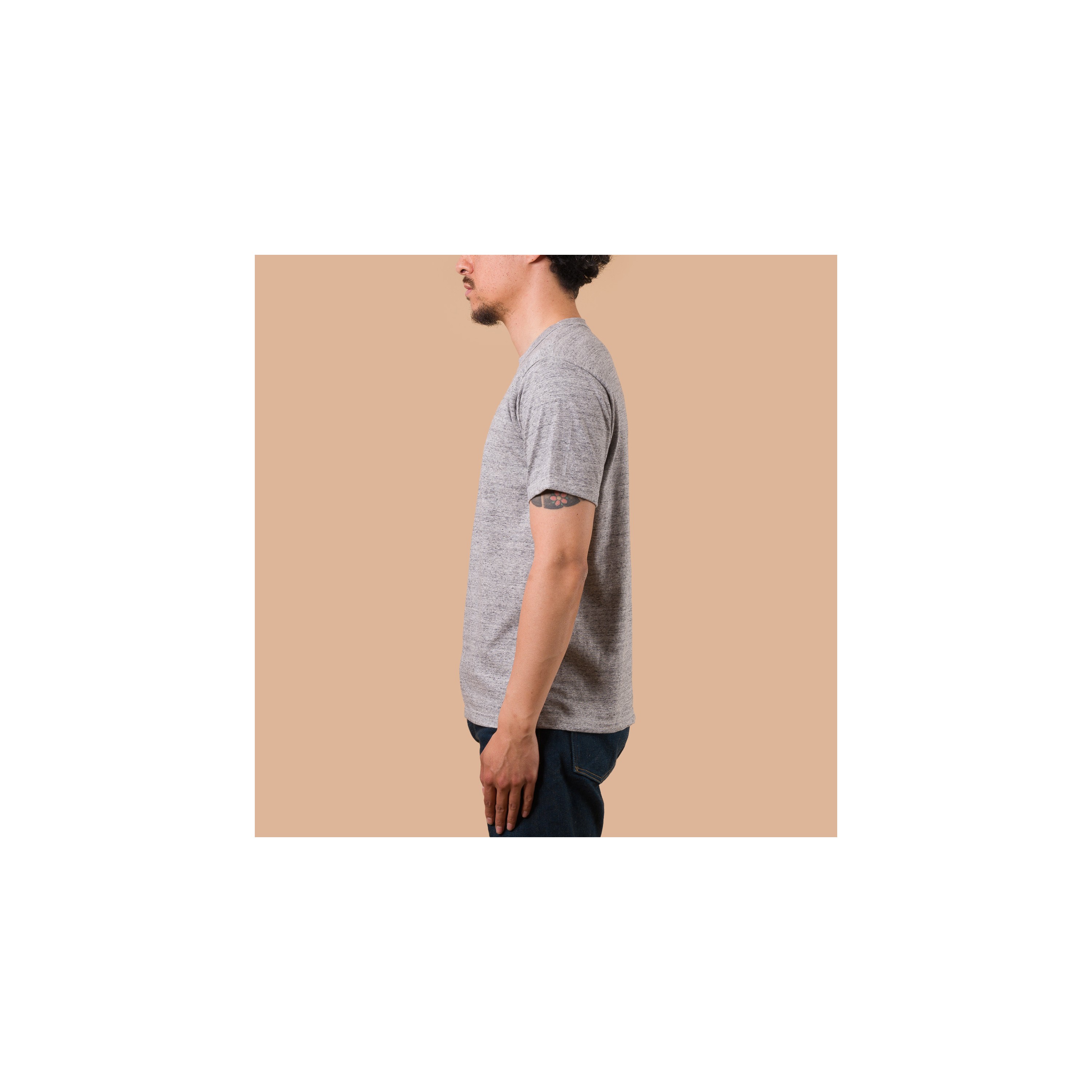 WHITESVILLE / 2-Pack Tubular T-Shirt Heather Gray