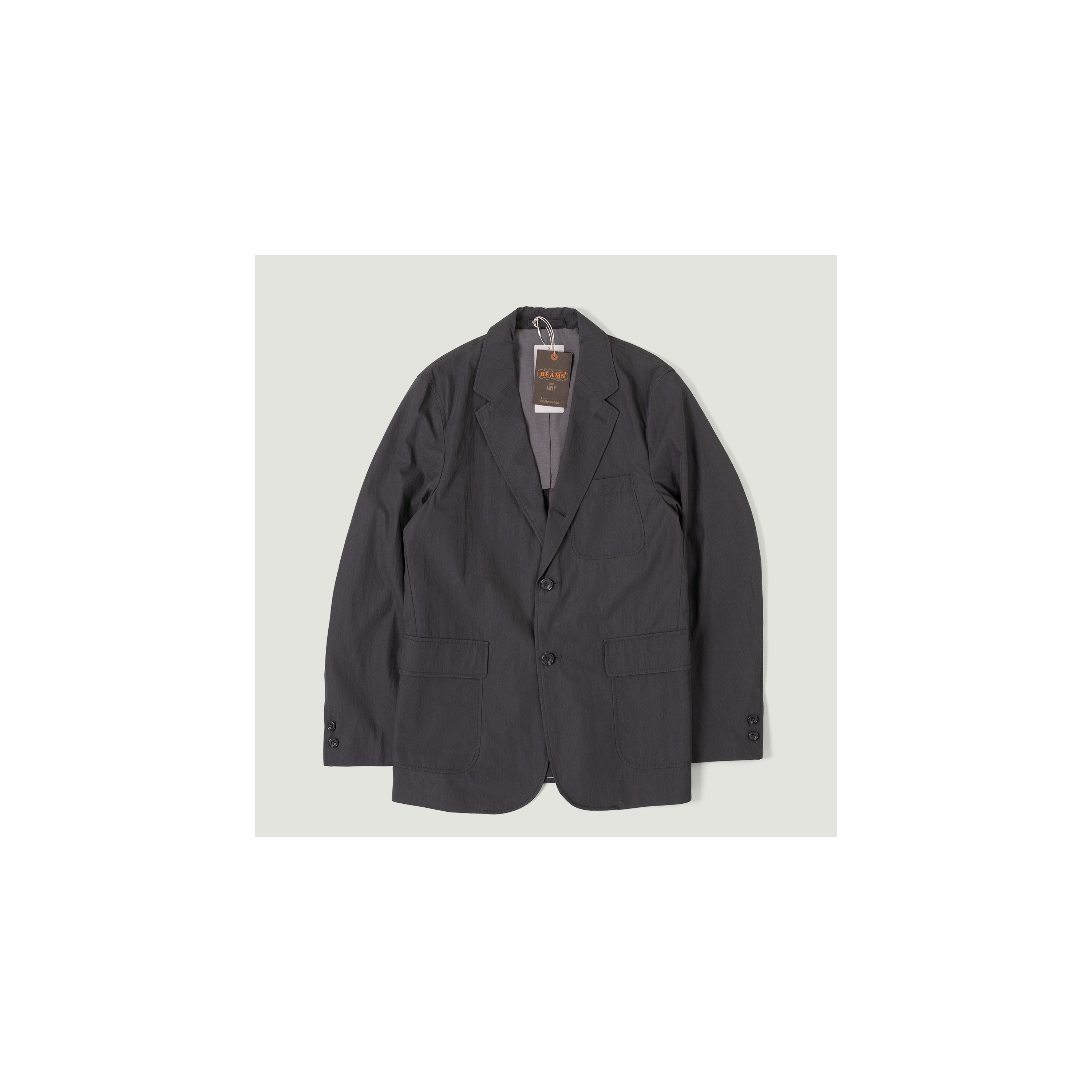 BEAMS PLUS / 3B Travel Jacket Comfort Cloth Charcoal