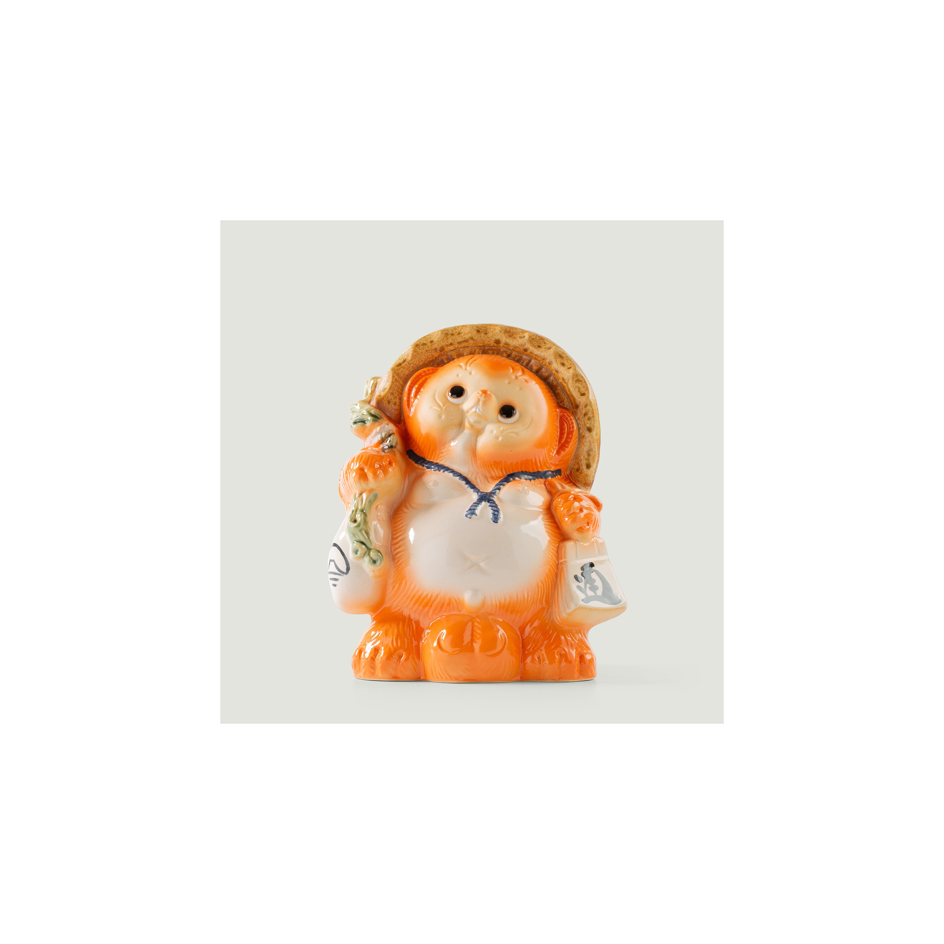 BEAMS JAPAN / Fortune Raccoon Dog Orange Large