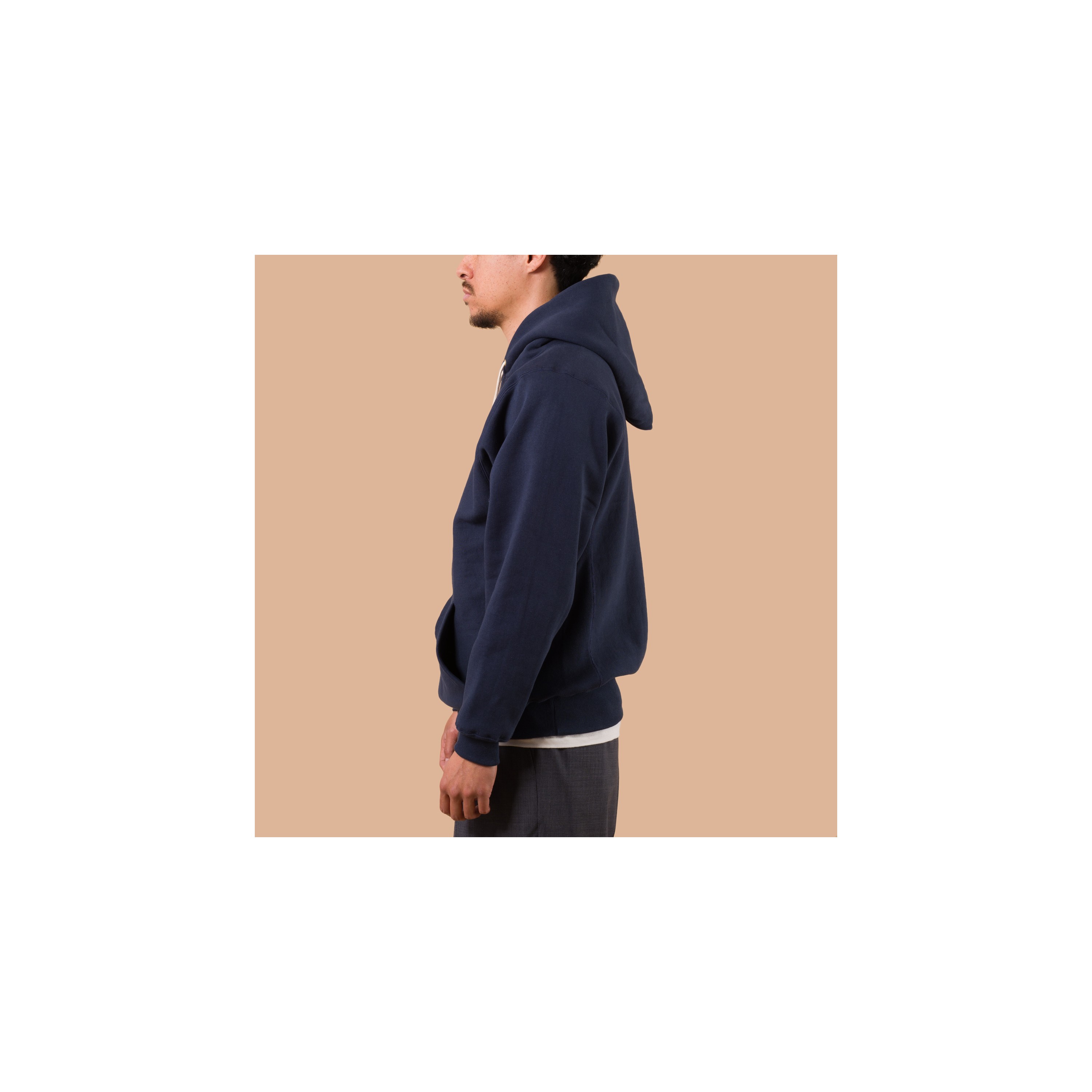 WAREHOUSE & CO. / Lot. 484 Plain Hooded Sweatshirt Navy WAREHOUSE & CO. / Lot. 484 Plain Hooded Sweatshirt Navy