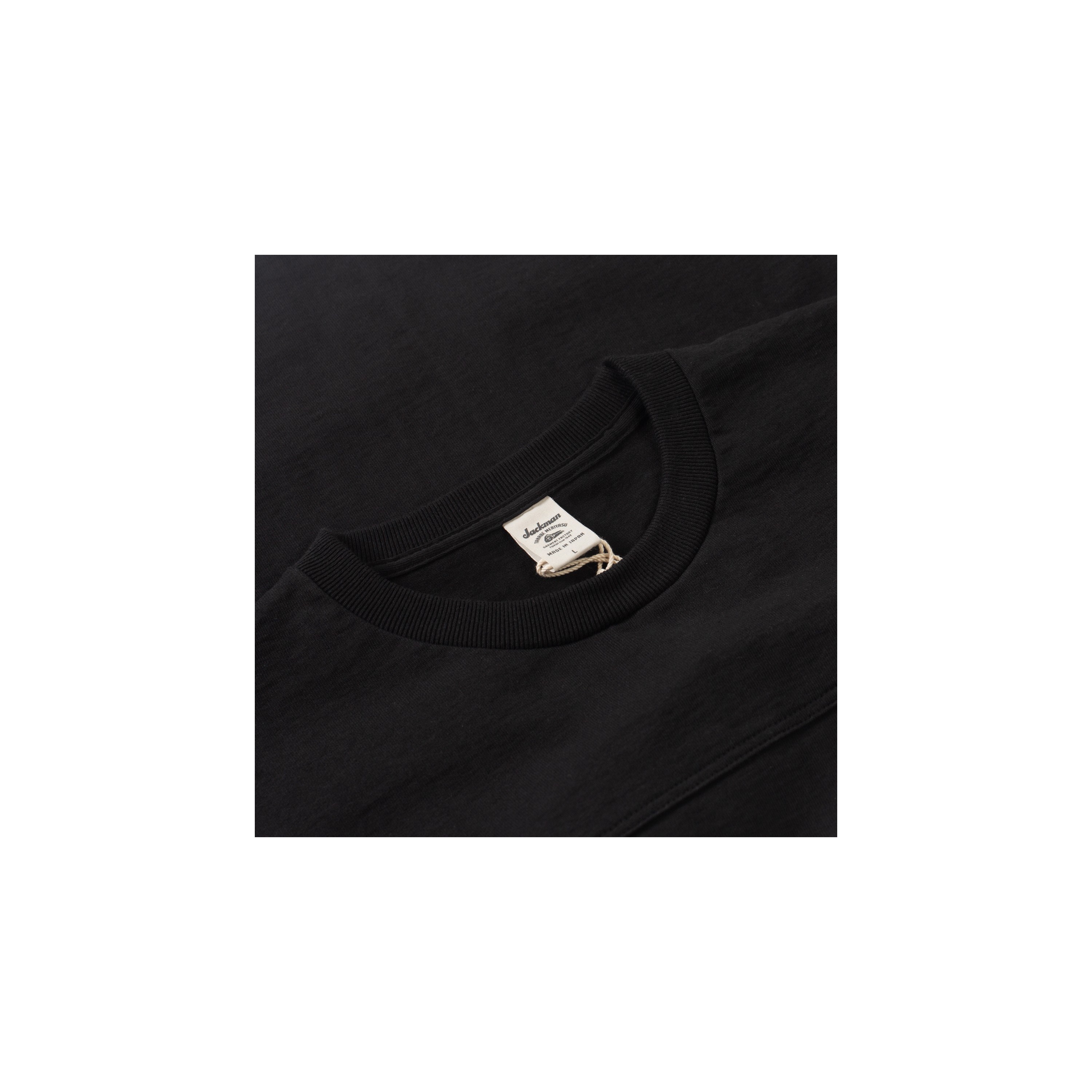 JACKMAN / Dotsume Pocket HS T-Shirt Black
