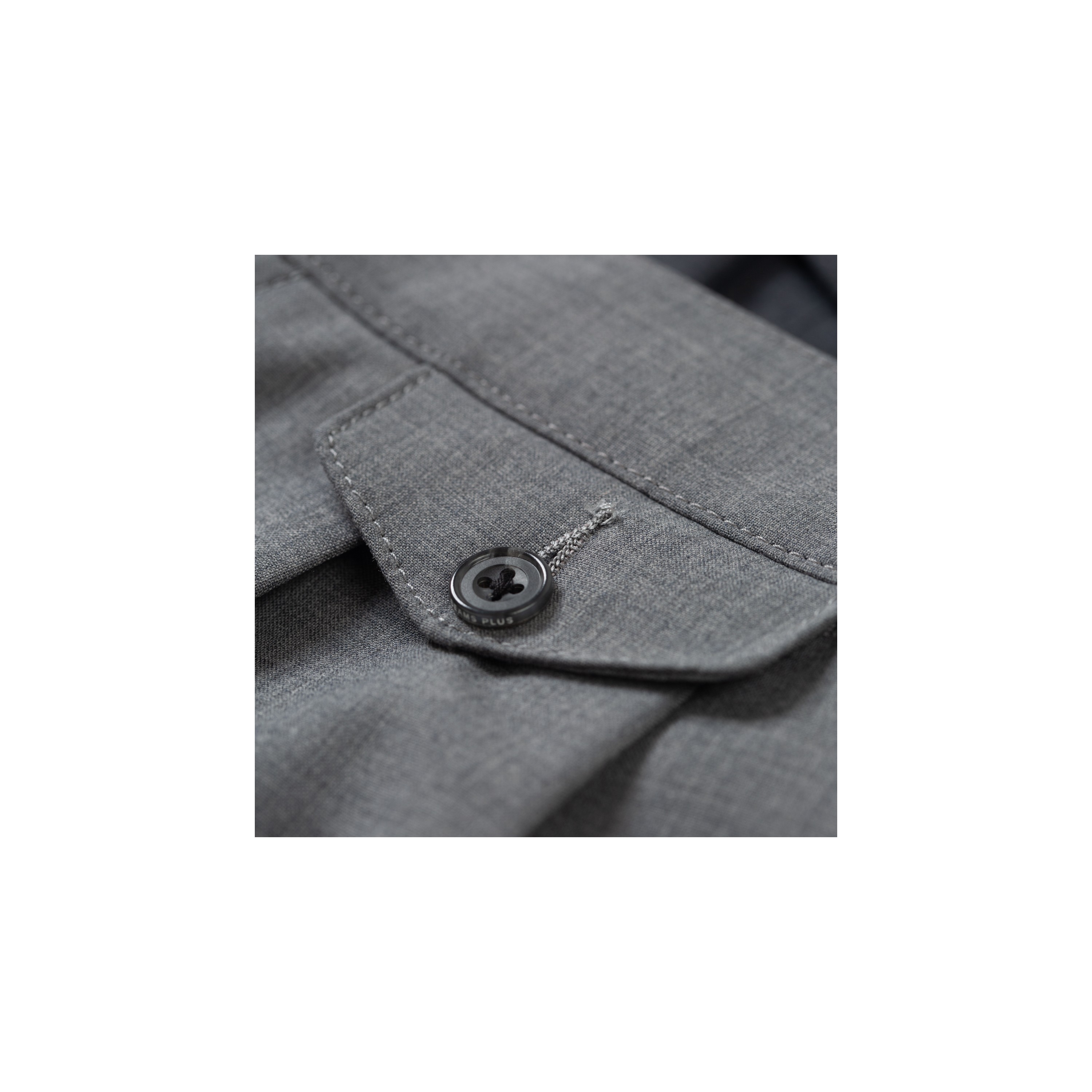 BEAMS PLUS / 2 Pleats Wool Tropical Grey Shorts