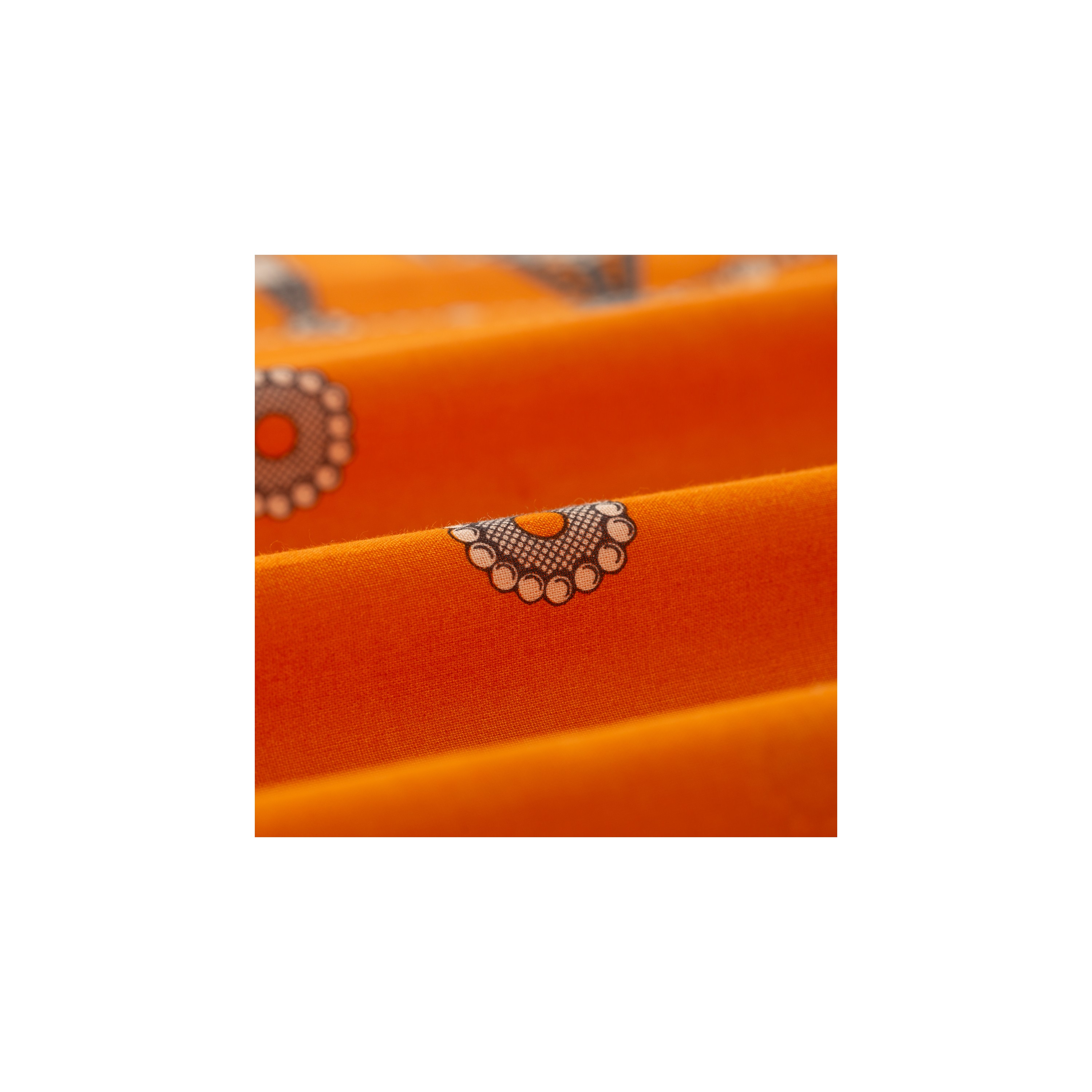 ONE EAR BRAND / Filigree Bandana Tangerine