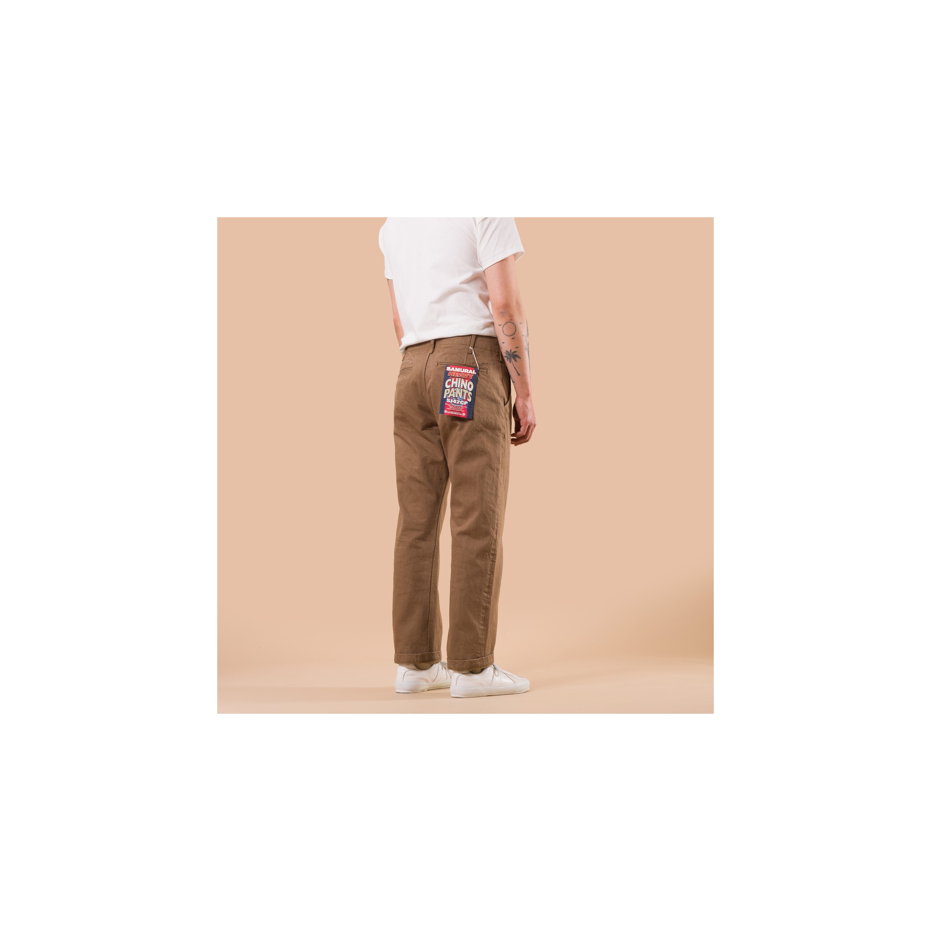 SAMURAI JEANS / SJ42CP 15oz Heavy Selvedge Chino Khaki