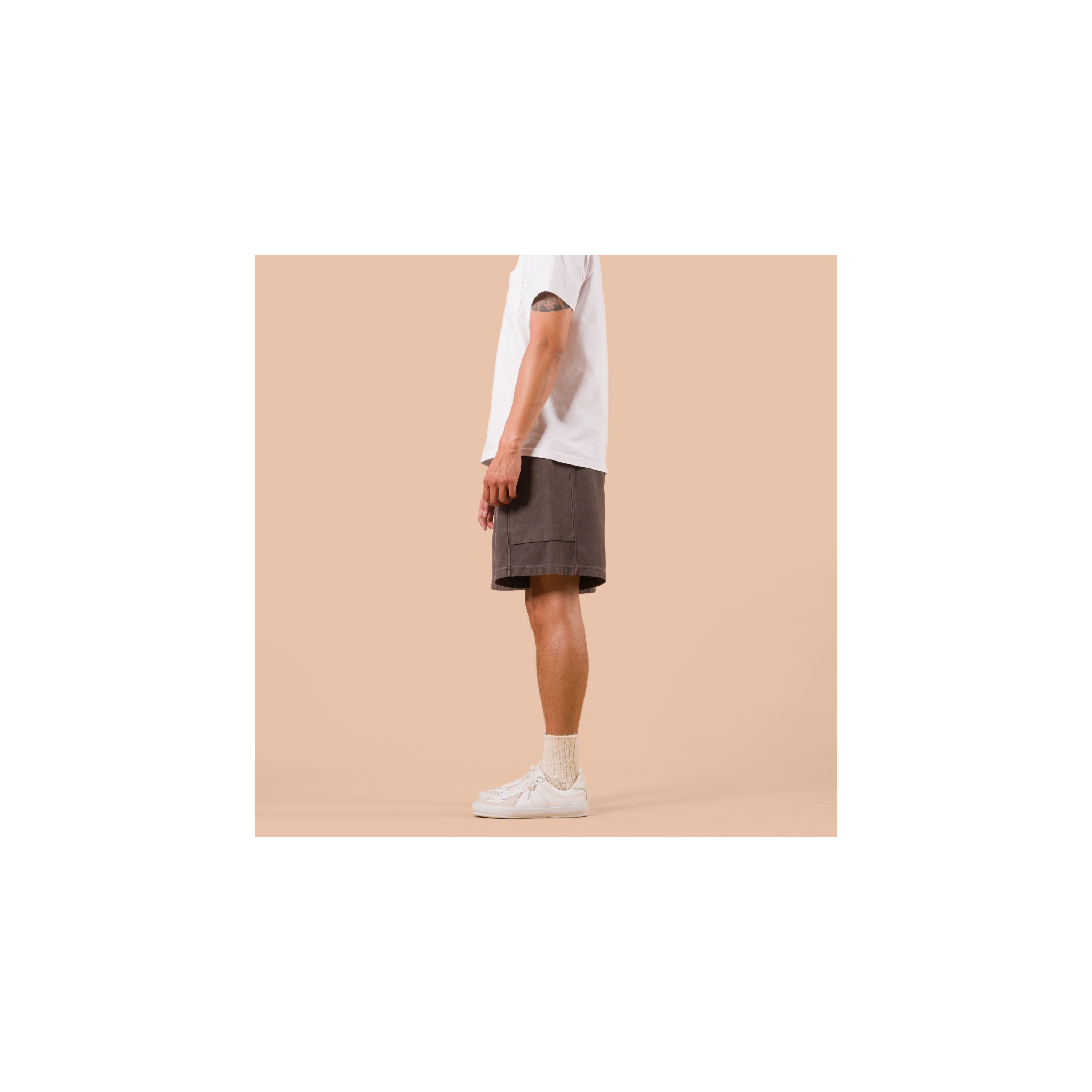 XX DEVELOPMENT / Super Tuck River Shorts Coke Brown