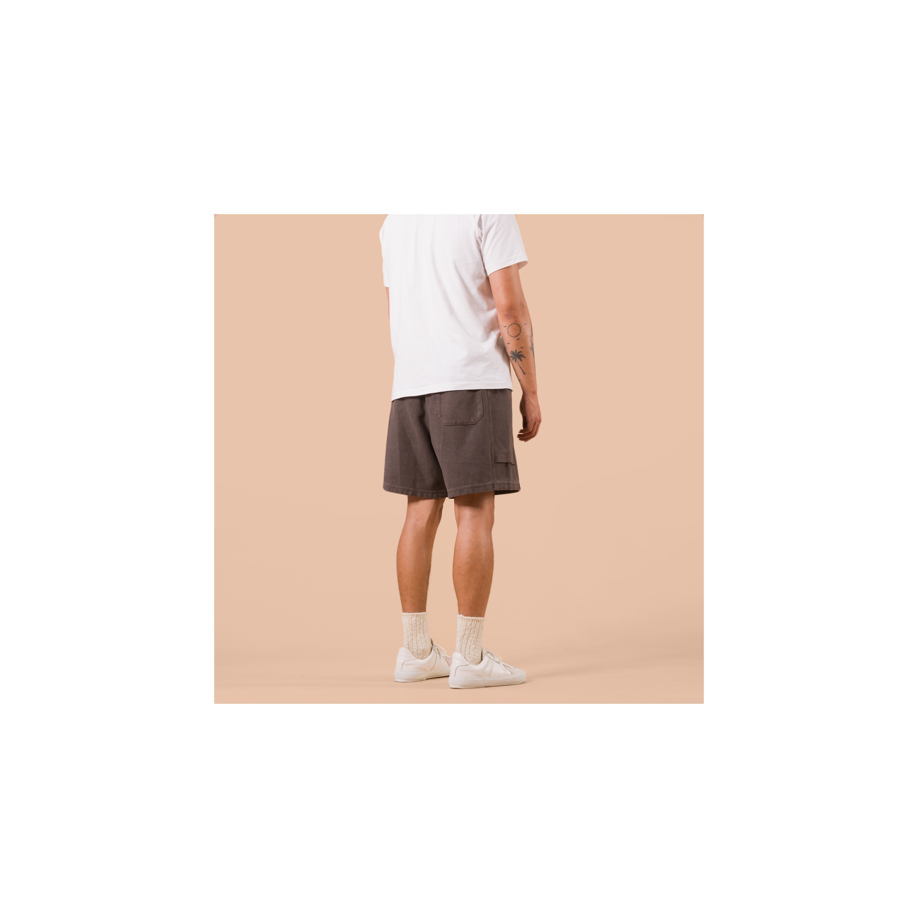 XX DEVELOPMENT / Super Tuck River Shorts Coke Brown