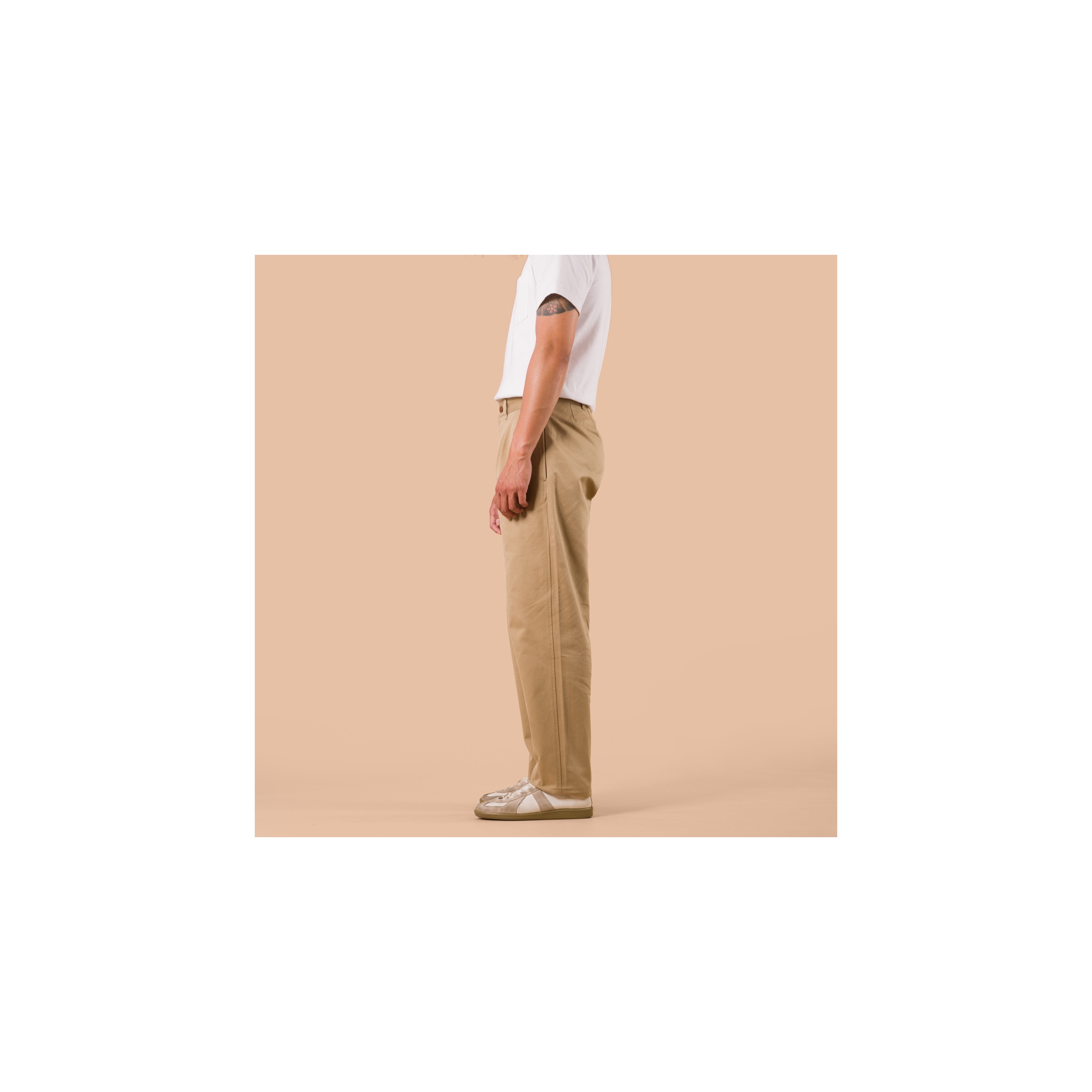 NIGEL CABOURN / Officers Pant Wepon Beige