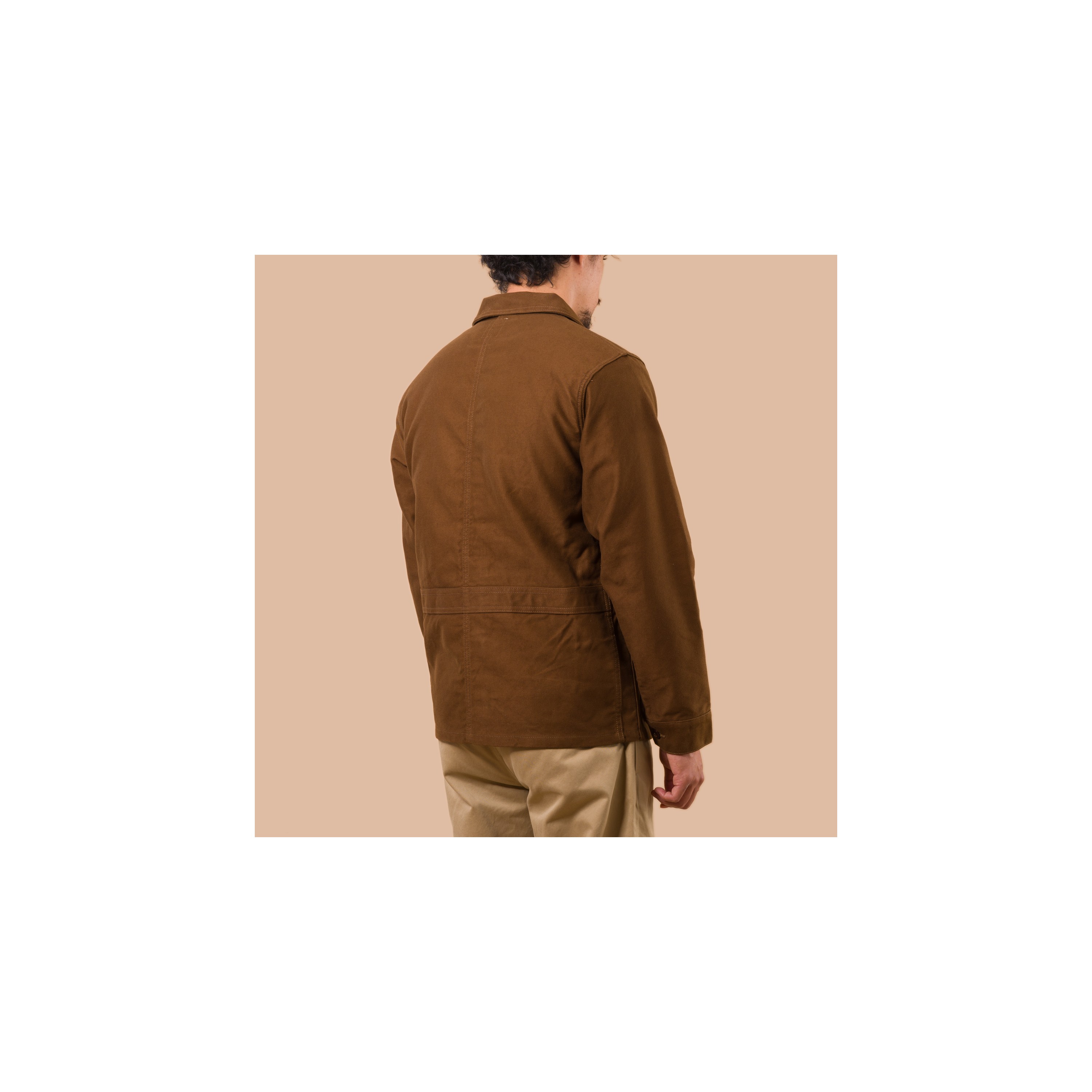 FOB FACTORY / French Moleskin Jacket Brown