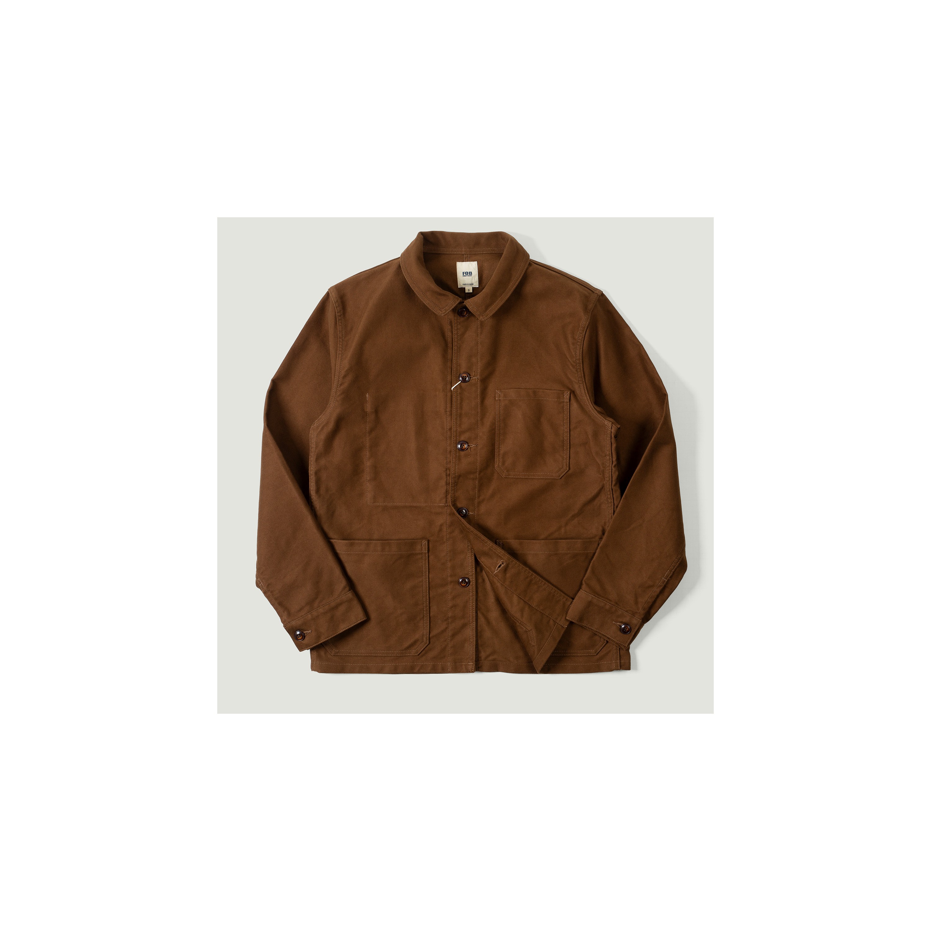 FOB FACTORY / French Moleskin Jacket Brown