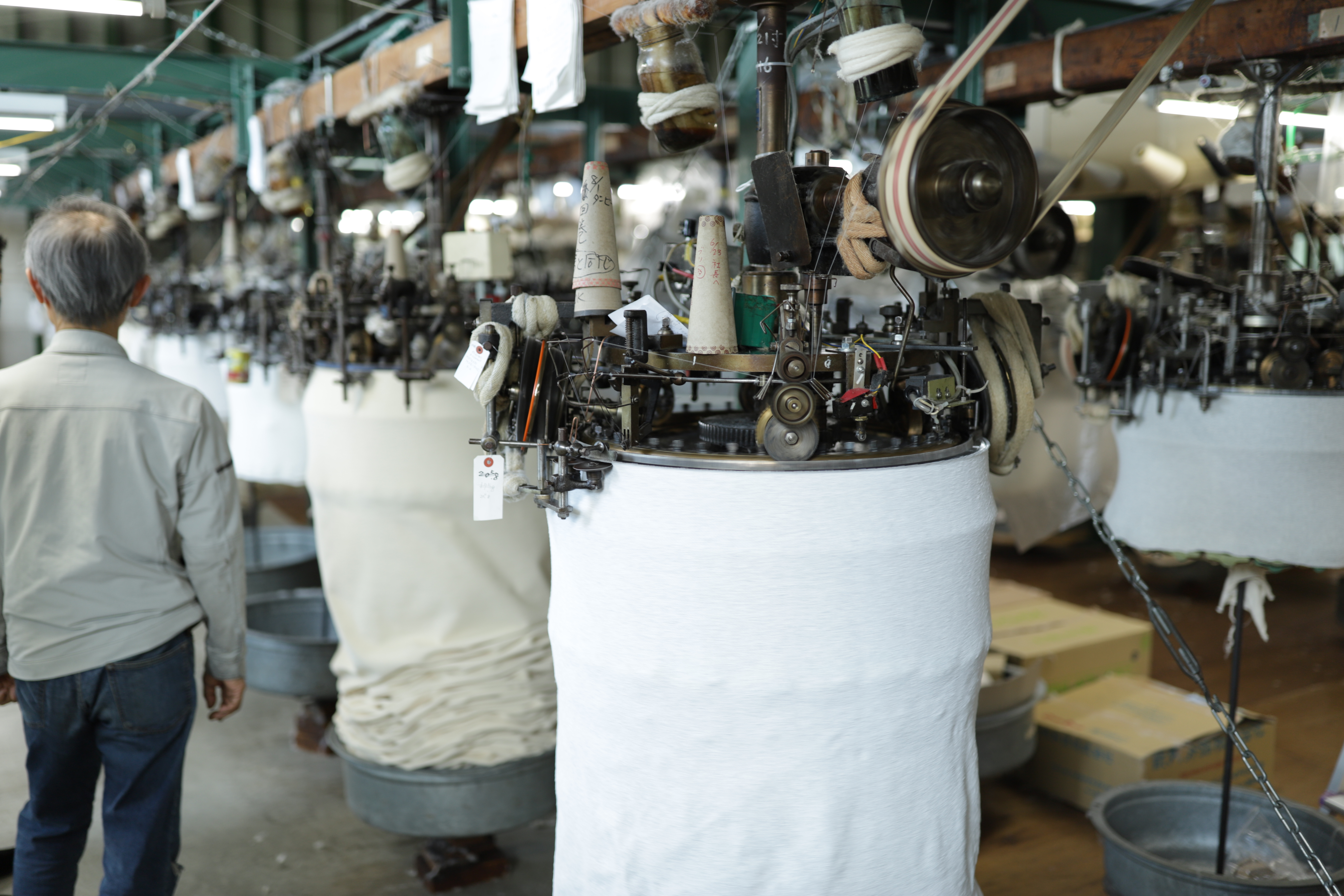 loopwheel weaving machine