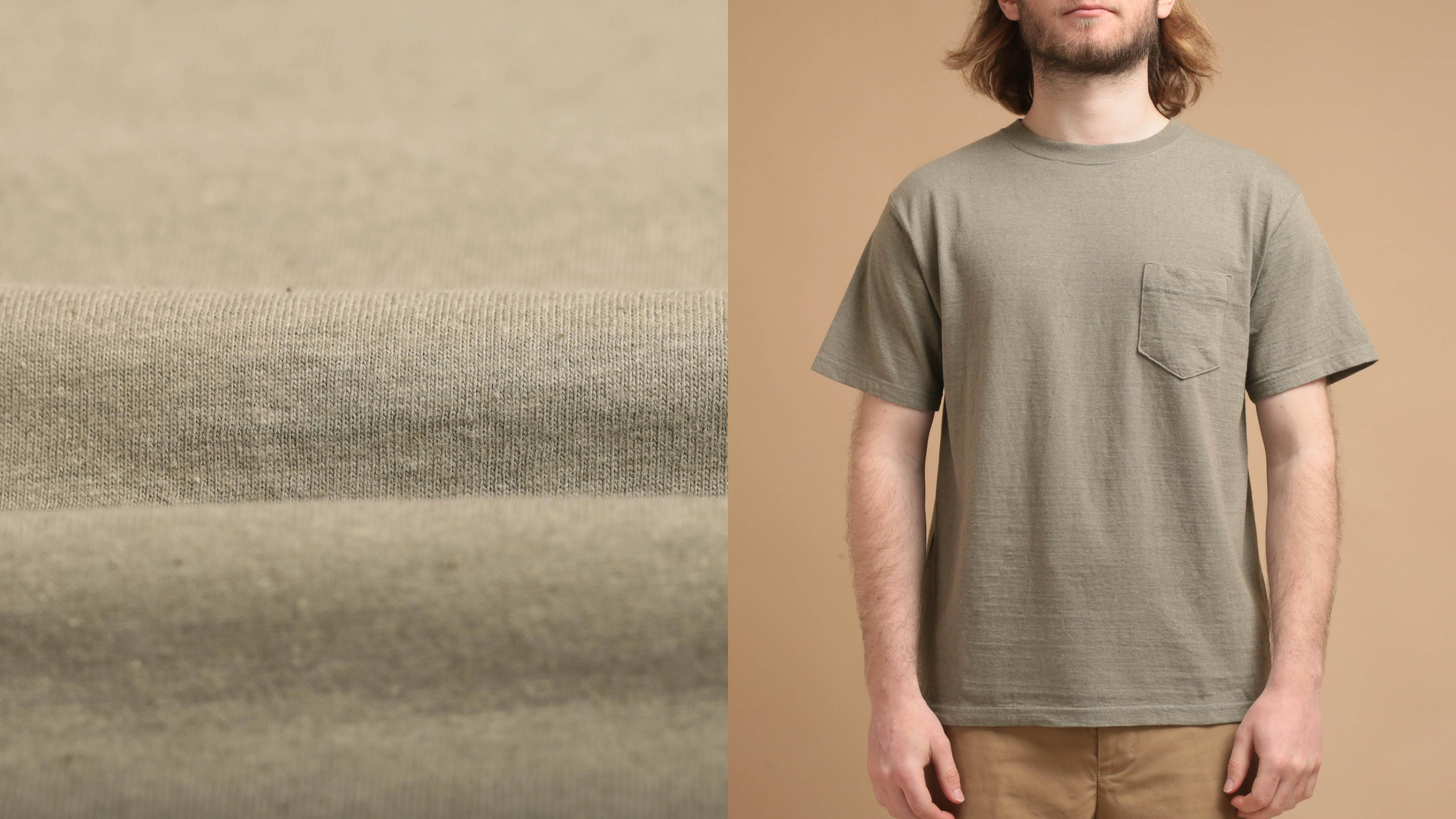GOOD ON flâneurs Short Sleeve Crew T-shirt organic cotton green CSS.jpg