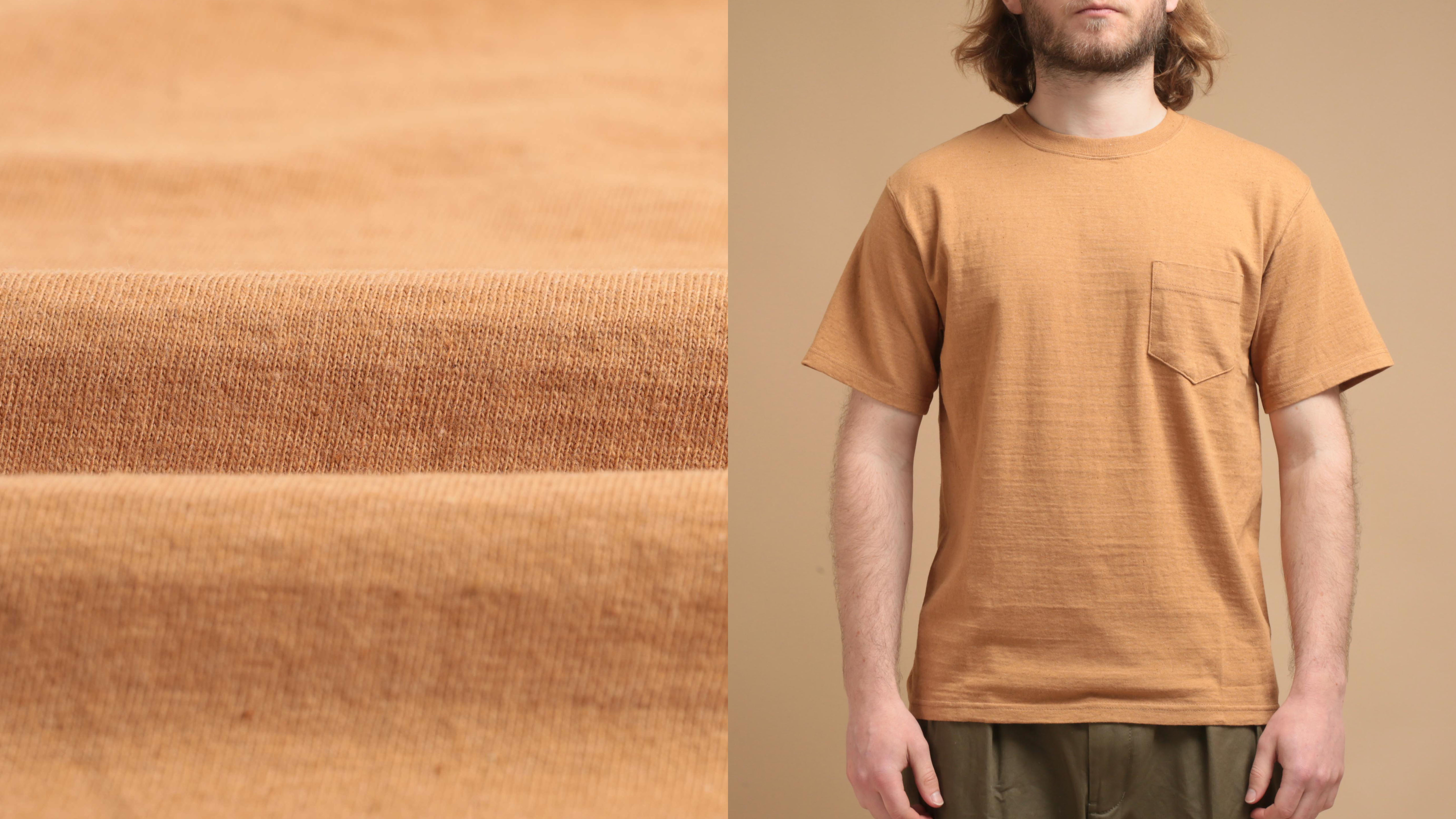 GOOD ON flâneurs Short Sleeve Crew T-shirt organic cotton mocha CSS_1.jpg